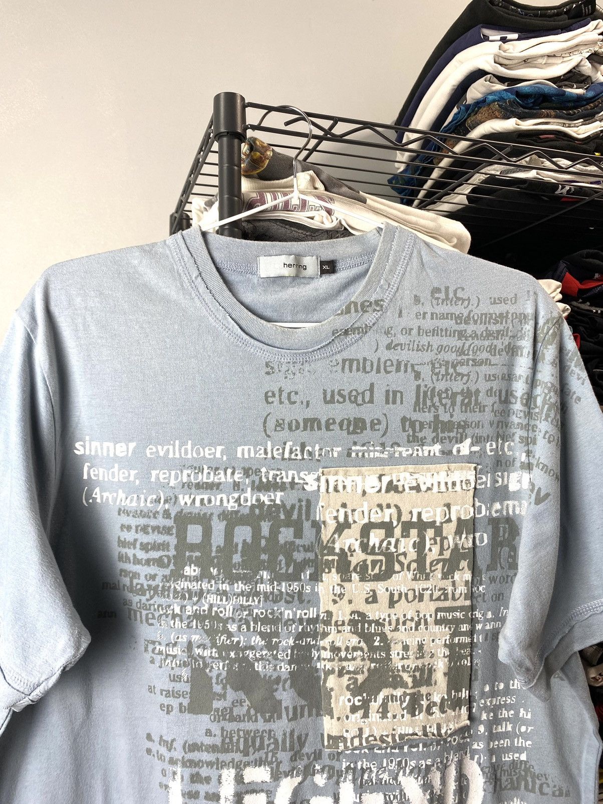 Diesel Y2K Vintage Print All Over T Shirt Band Gothic Punk Size US XL / EU 56 / 4 - 2 Thumbnail