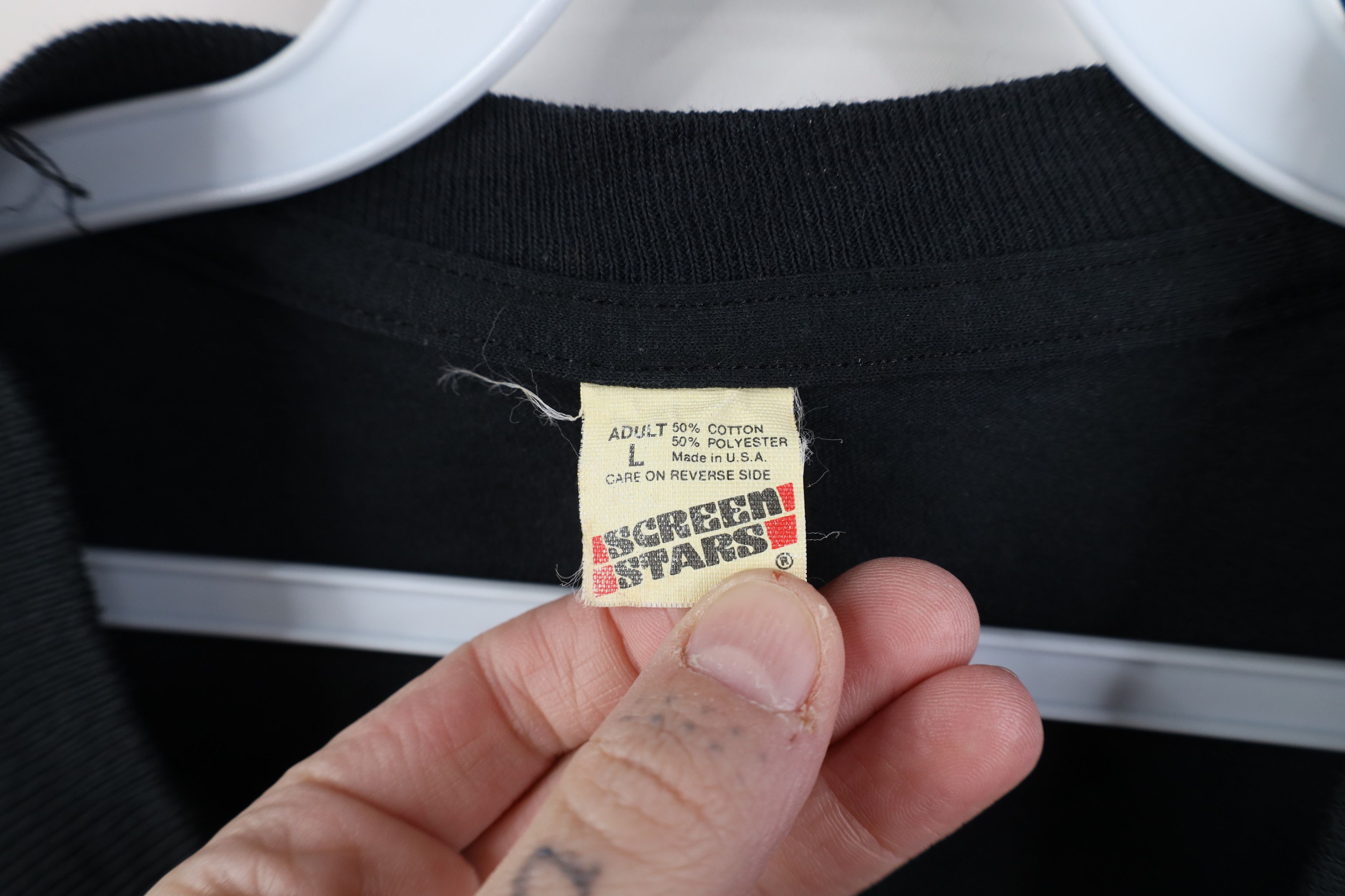 Vintage Vintage 80s 90s Alban Mezcal Tequila Worm T-Shirt Black USA Size US L / EU 52-54 / 3 - 8 Thumbnail