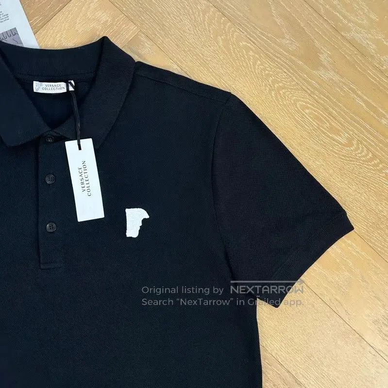 Versace Versace Black Men’s Polo Shirt M Size . Size US M / EU 48-50 / 2 - 5 Thumbnail