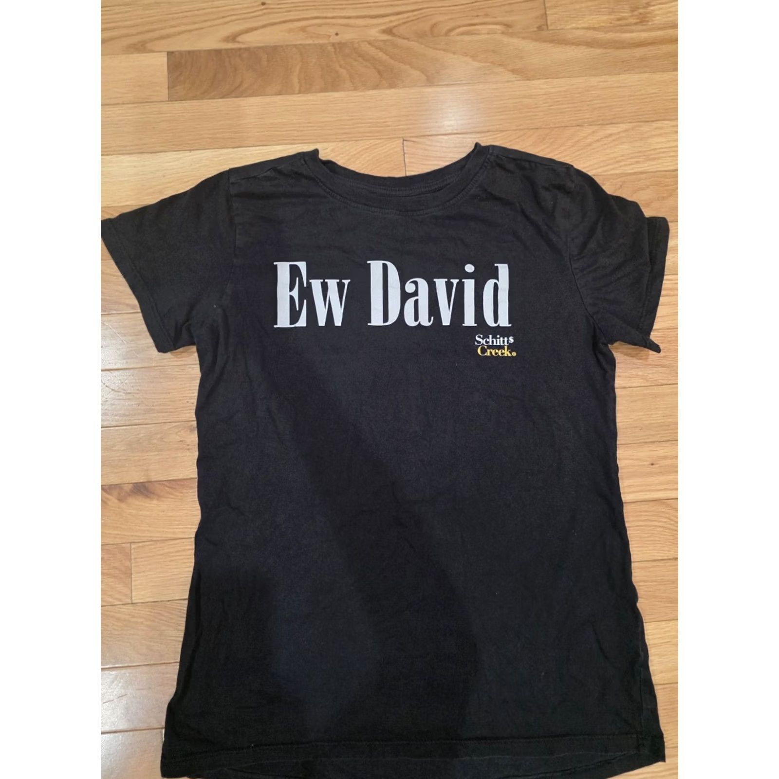 Vintage Schitt's Creek Ew, David T-Shirt Medium, Pop Culture Tees, Black, Womens, M Size M / US 6-8 / IT 42-44 - 2 Thumbnail