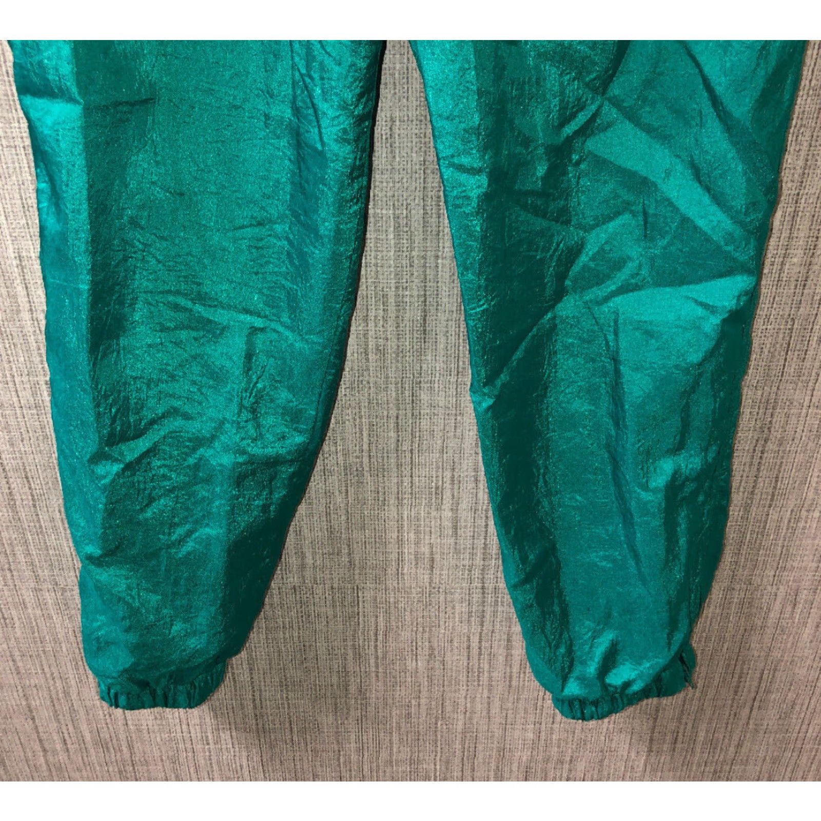 Altea VINTAGE EVR Womens Pants Jogging Nylon Mid Rise Size Small Petite Greenathletic,Comfort Size 28" / US 6 / IT 42 - 3 Thumbnail