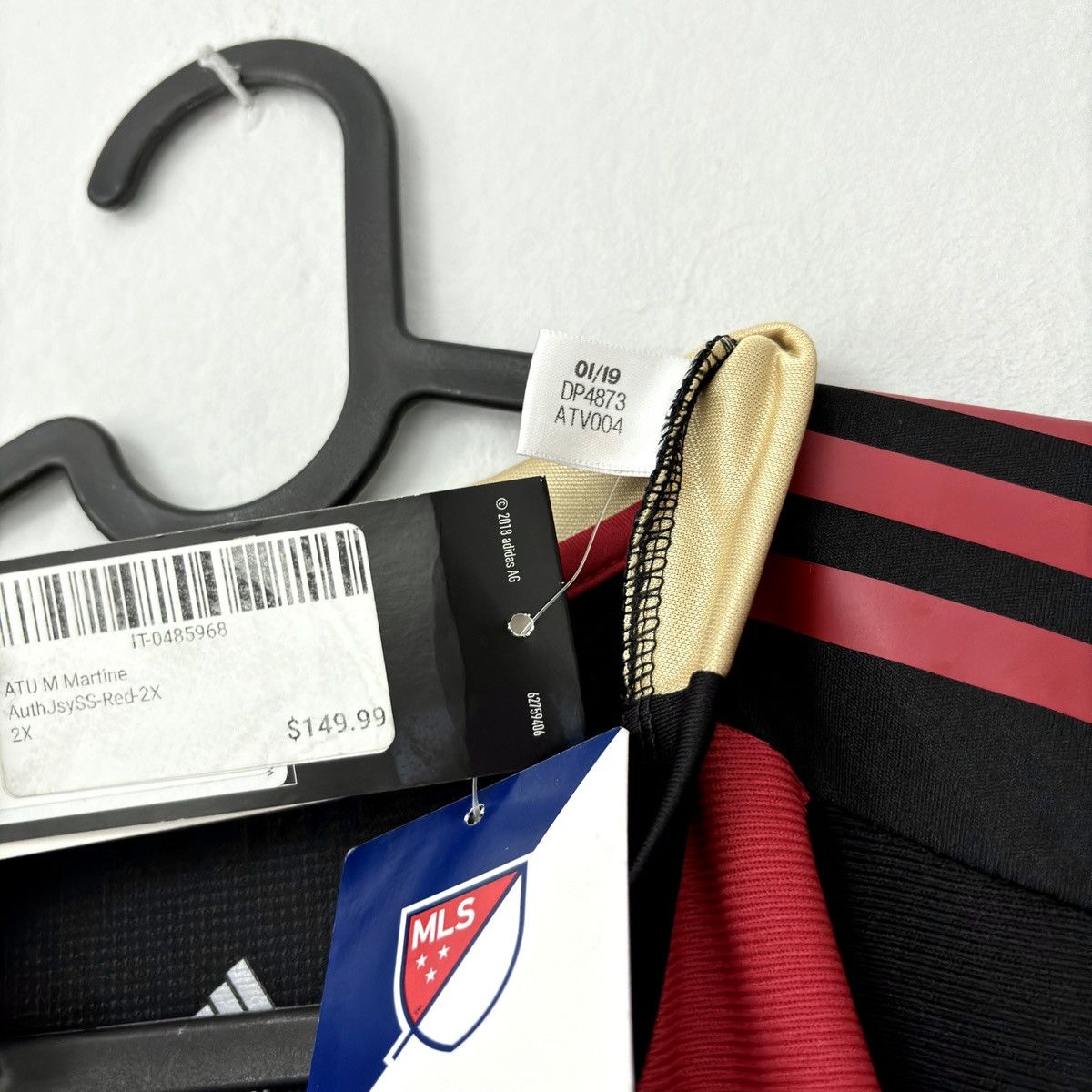 Adidas NEW 2019 2020 Atlanta United Martinez Adidas Soccer Jersey Size US XXL / EU 58 / 5 - 9 Thumbnail