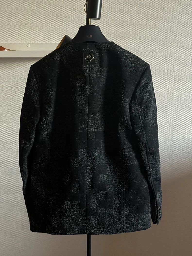 Louis Vuitton Louis Vuitton 25SS Show Black Mani Checkerboard Collarless Size US S / EU 44-46 / 1 - 2 Thumbnail