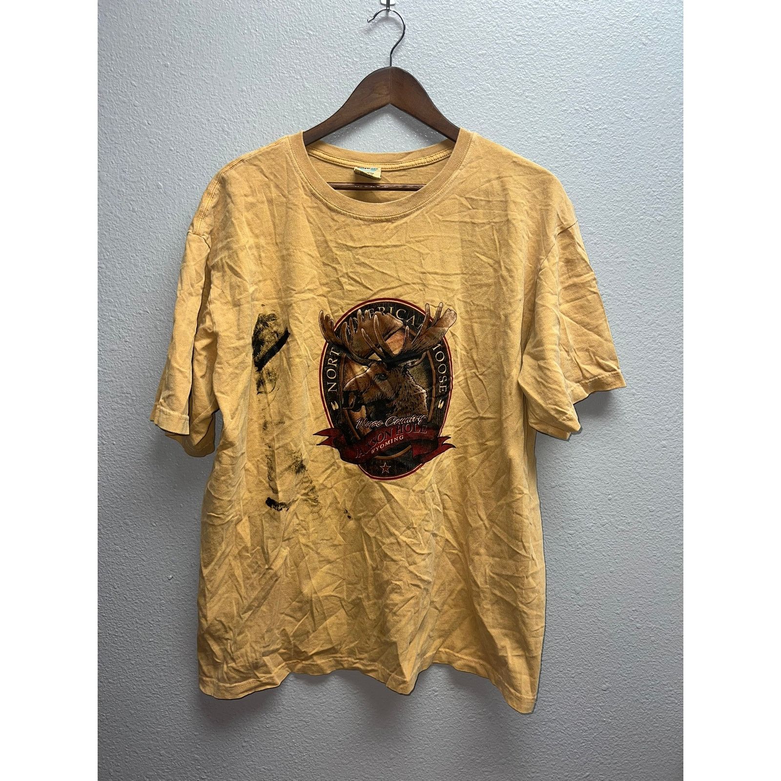 Vintage North America Moose Shirt Jackson Hole WY Vintage Large L Size US L / EU 52-54 / 3 - 1 Thumbnail