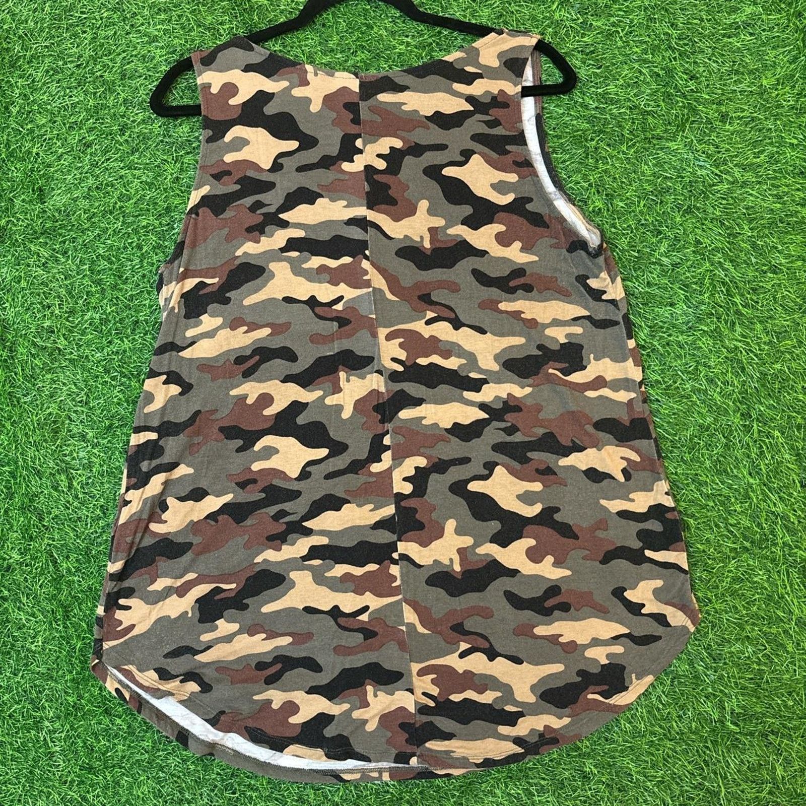 Other Women's Panhandle Camo Patterned Tank Top Size L / US 10 / IT 46 - 2 Thumbnail