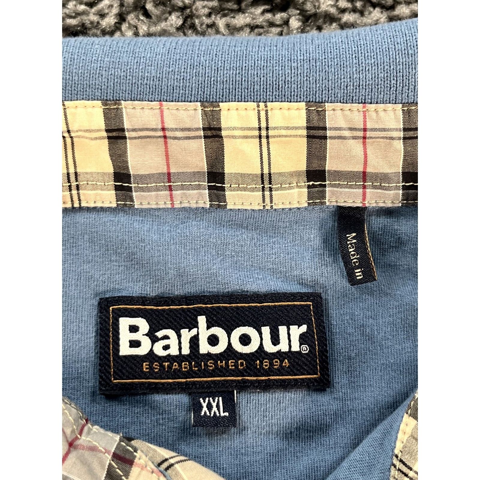 Barbour Barbour Polo Shirt Mens 2XL Blue Nova Check Short Sleeve Polo Shirt Mens 2XL Blue Nova Check Short Sleeve Polo Shirt Size US XXL / EU 58 / 5 - 4 Thumbnail
