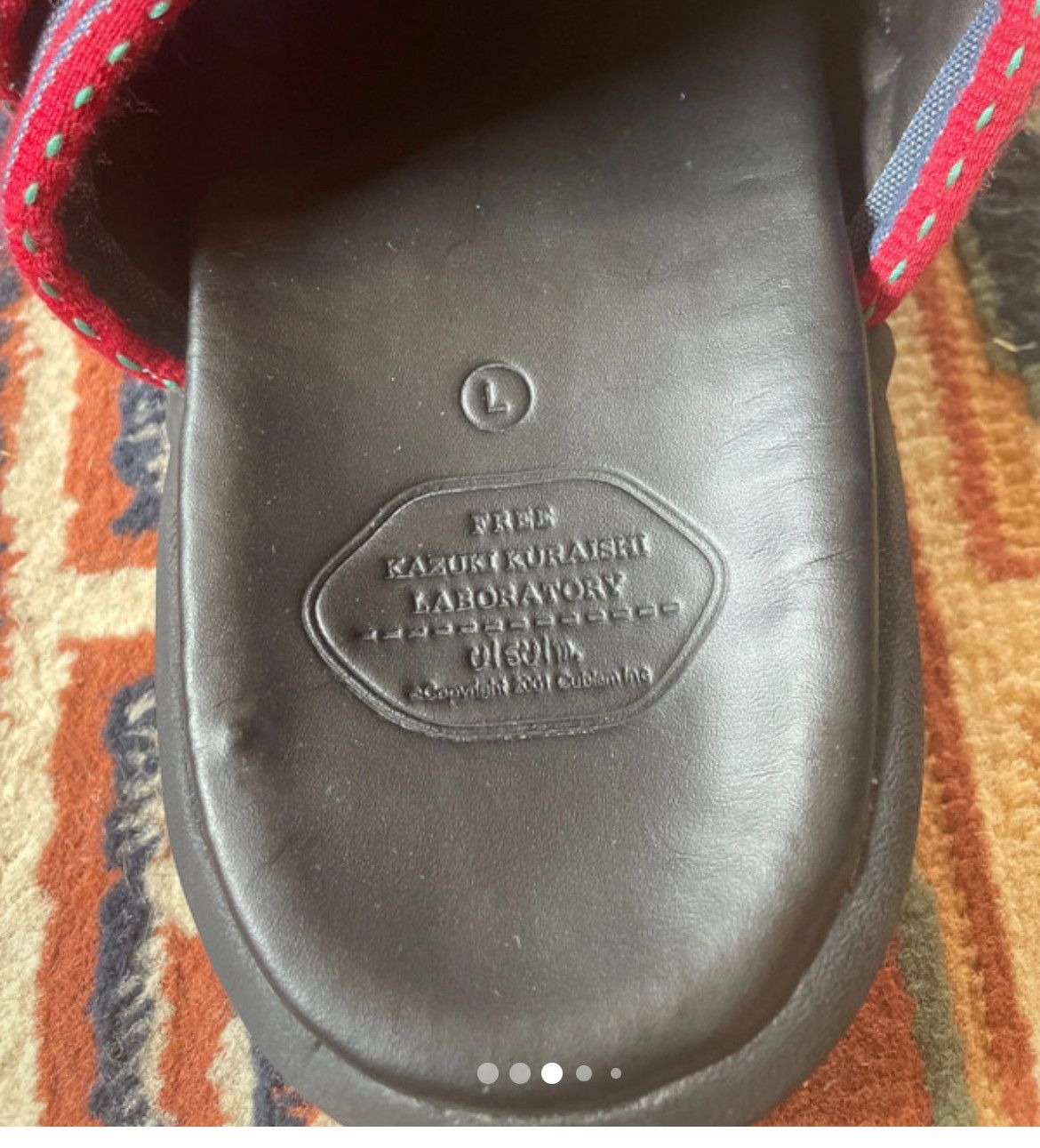 Kazuki Kuraishi RARE Kazuki Kuraishi Free Laboratory sandals Size US 8.5 / EU 41-42 - 3 Thumbnail