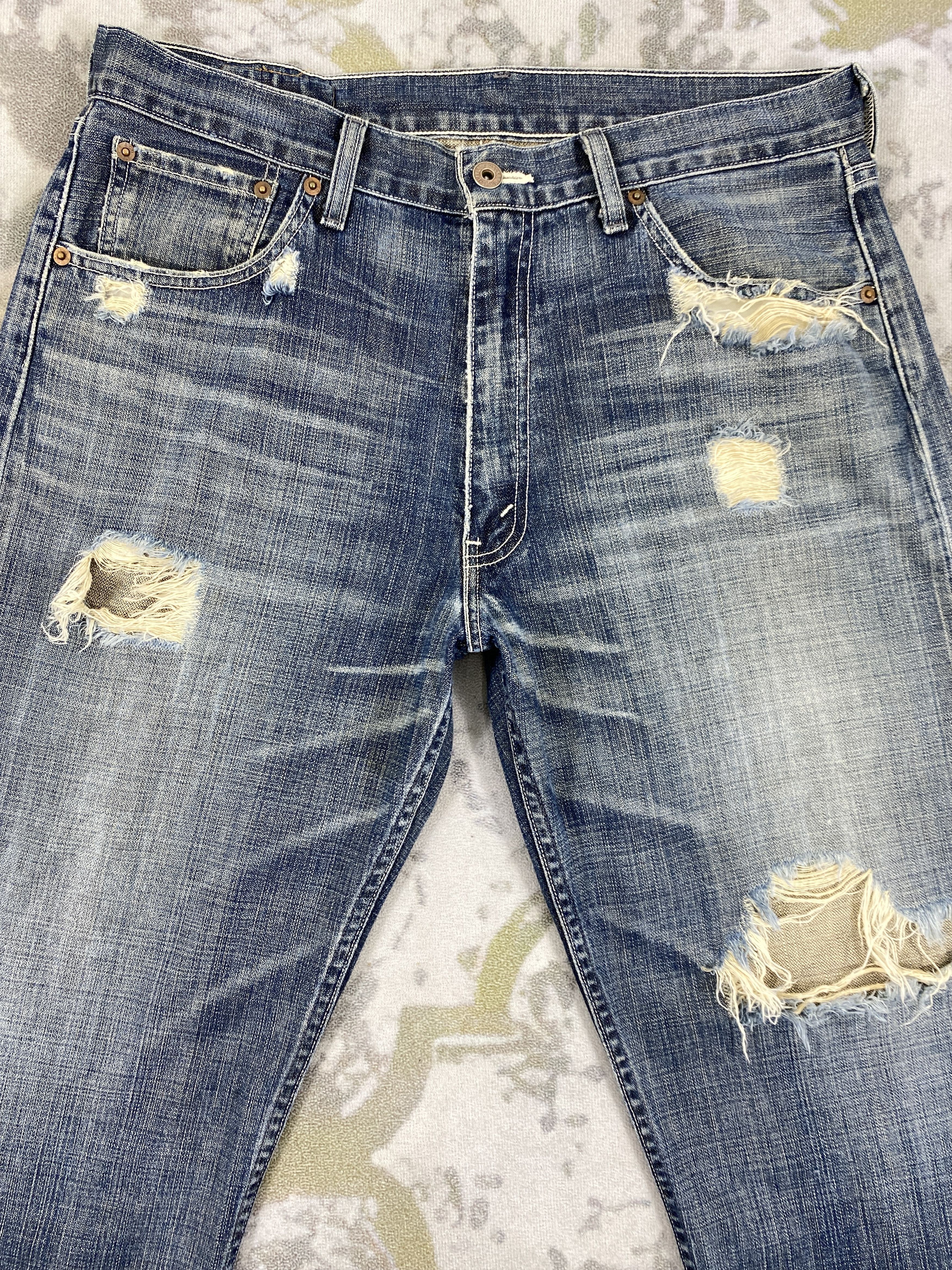 Levi's Faded Blue Vintage Levi's 503 Jeans 33x27 Denim -SJ167 Size US 33 - 3 Thumbnail