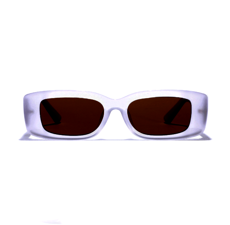 Vintage Vintage Luxury Cat-Eye Square Dull Clear Aviation Sunglasses Size ONE SIZE - 3 Thumbnail