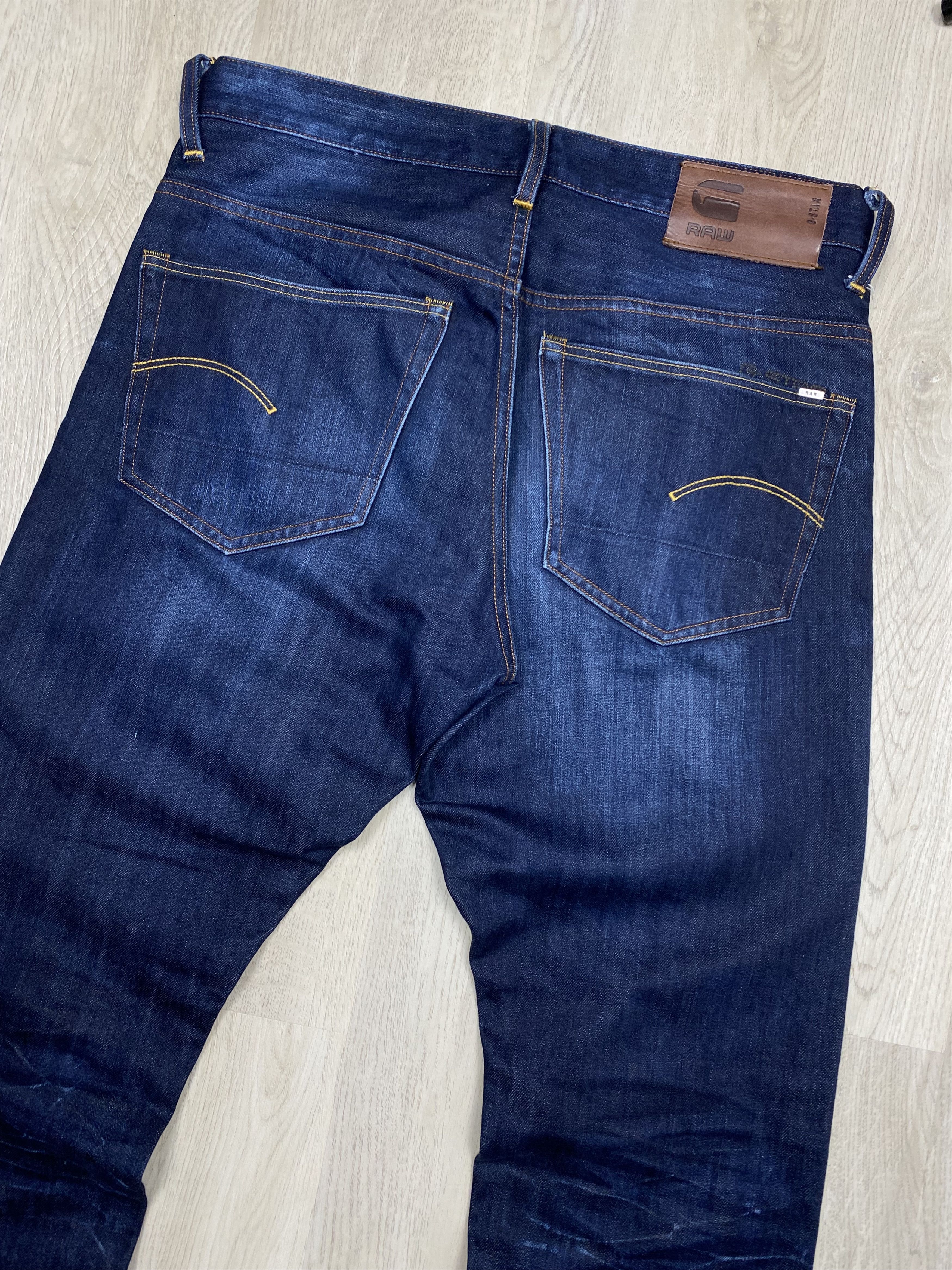 G-Star G Star Raw Mens 3301 Tapered Denim Pants Jeans Size US 33 - 2 Thumbnail