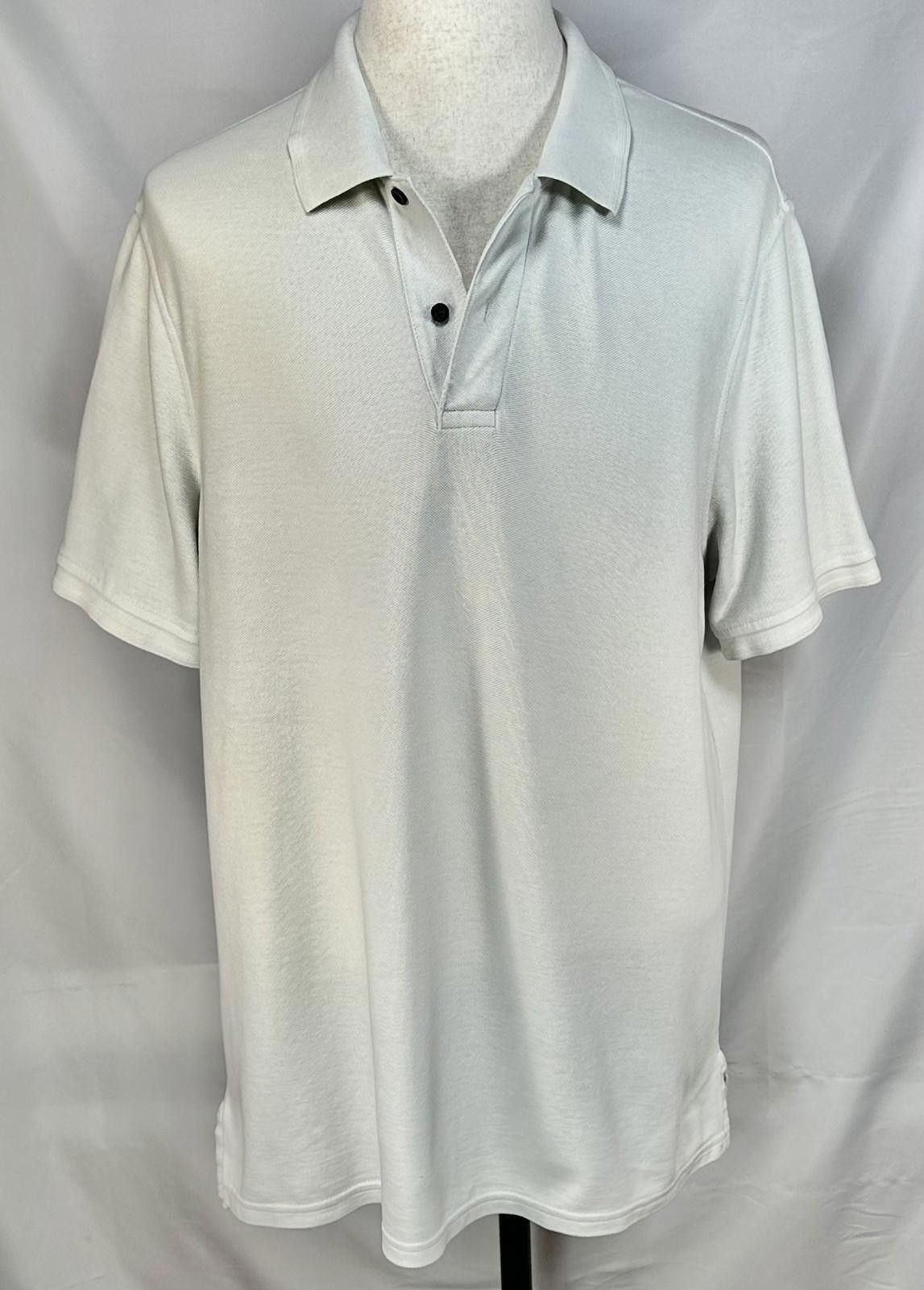 Jos. A. Bank Jos A Bank 1/4 Button Traditional Fit Polo Shirt White Men L Size US L / EU 52-54 / 3 - 1 Thumbnail