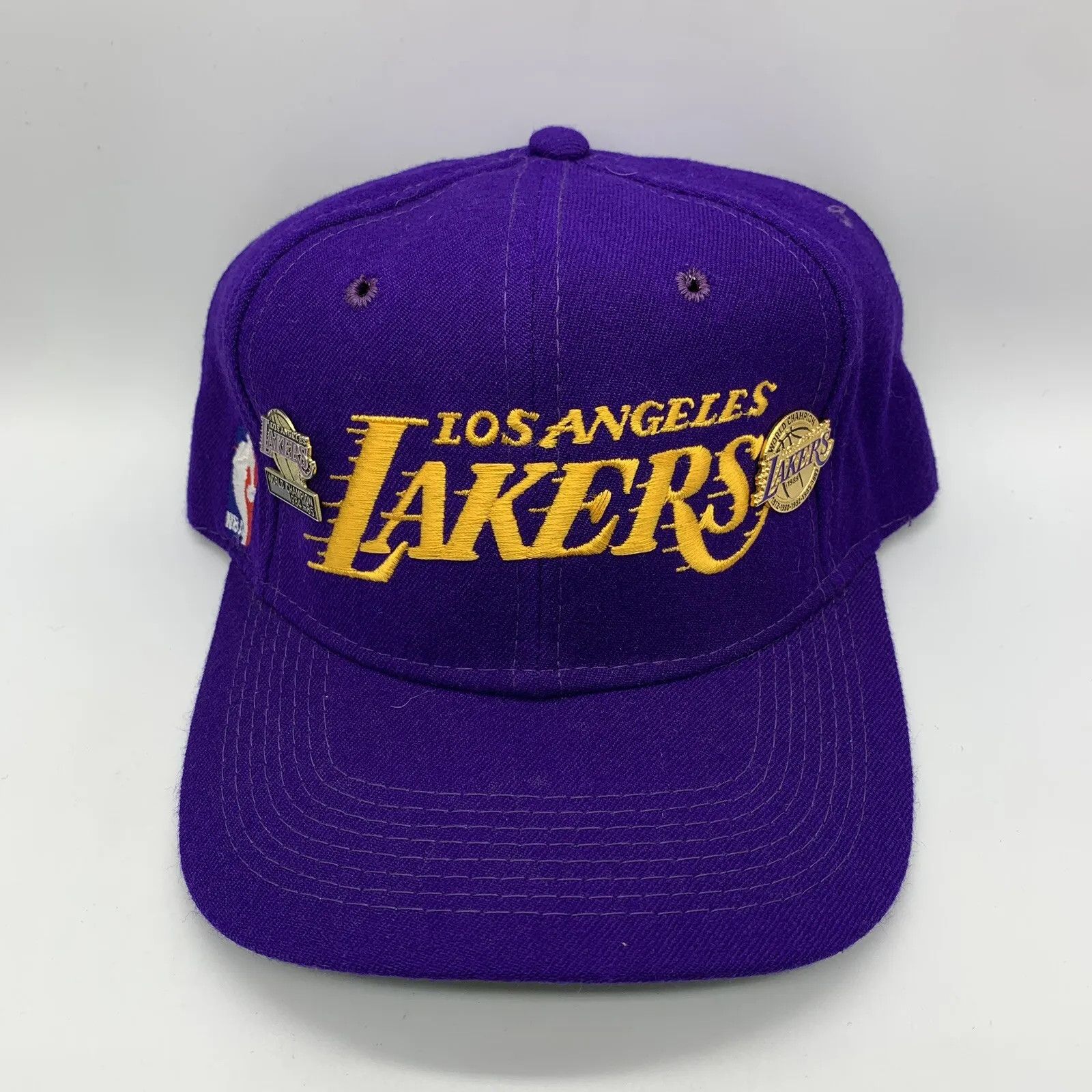 L.A. Lakers Sports Specialties Vintage Vintage Los Angeles Lakers Hat Snapback Cap Kobe Motion Wool Grailed