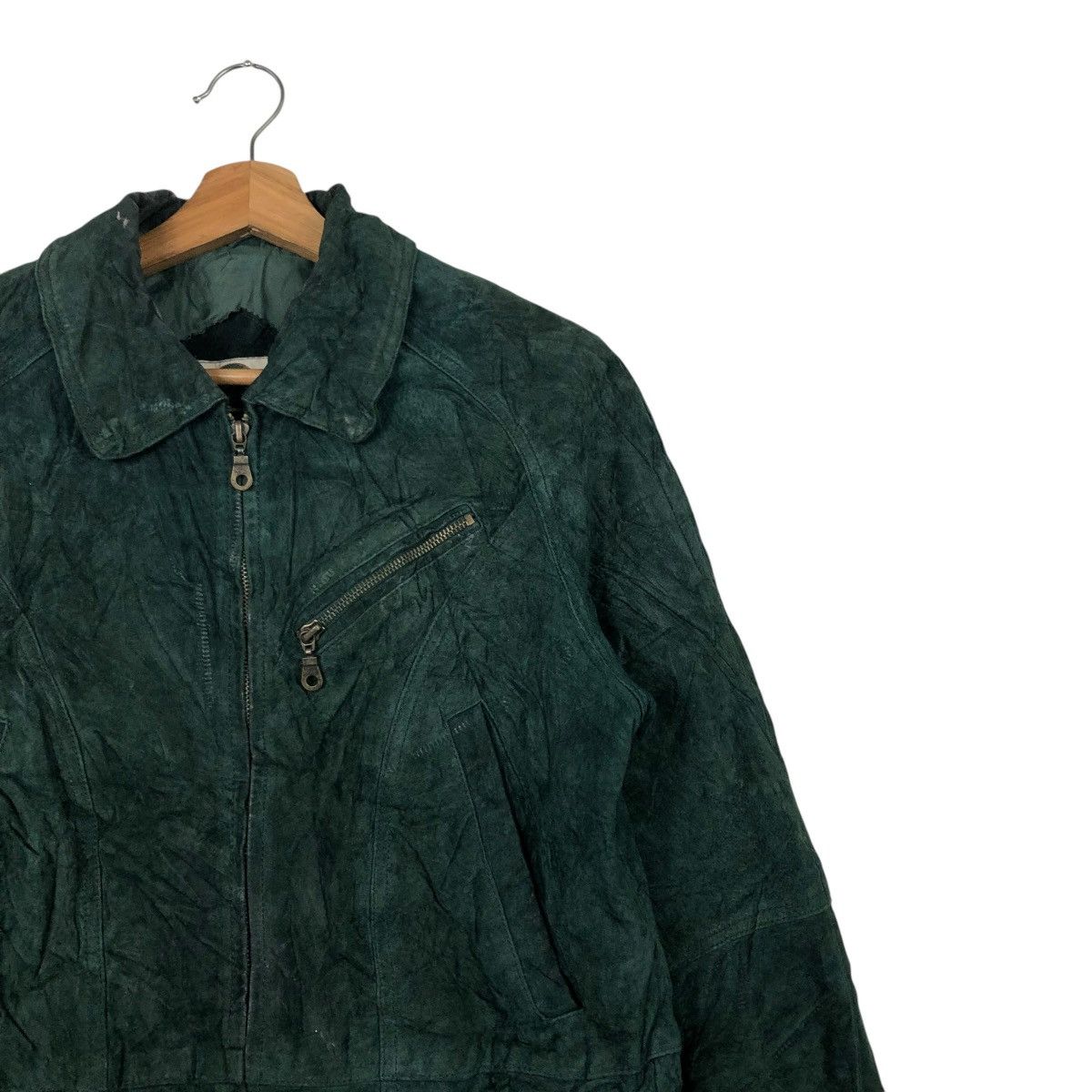 Japanese Brand 🔥VINTAGE CHORE LEATHER JACKET OUT BROOK ISSEY MIYAKE Size US S / EU 44-46 / 1 - 6 Thumbnail
