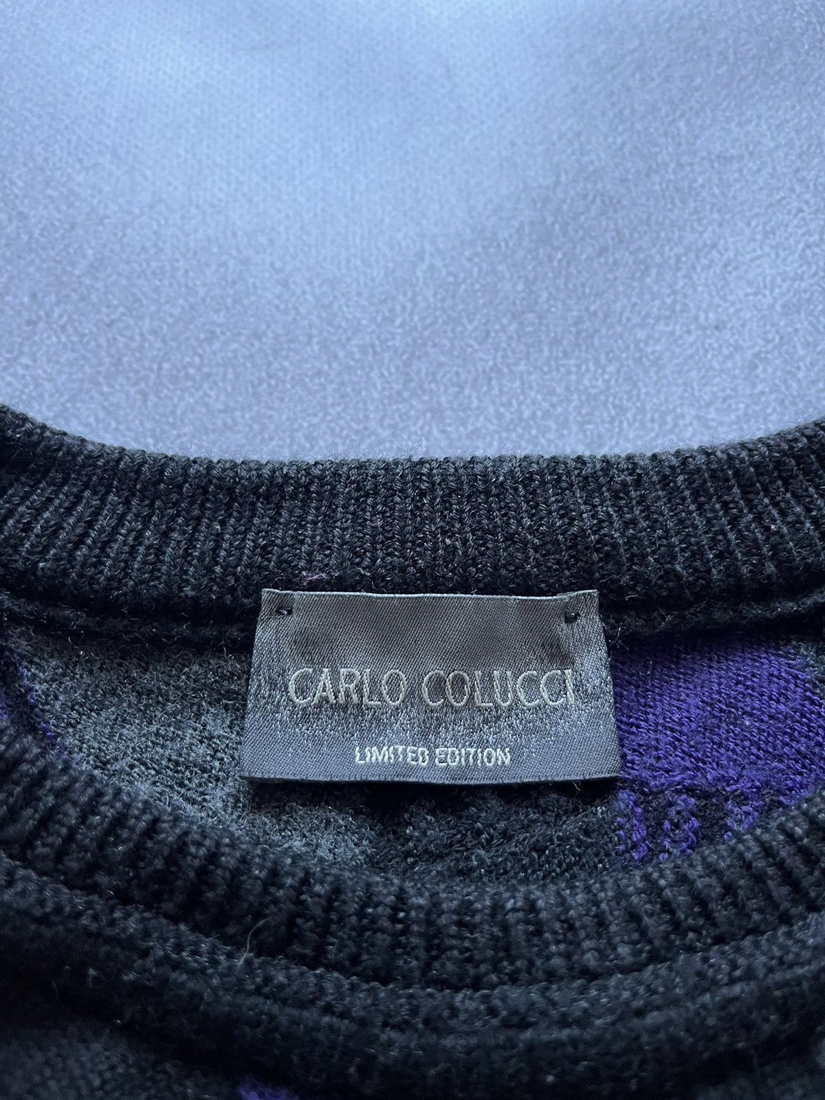 Other Vintage Carlo Colucci Luxury Sweater Coogi Style Size US L / EU 52-54 / 3 - 6 Thumbnail