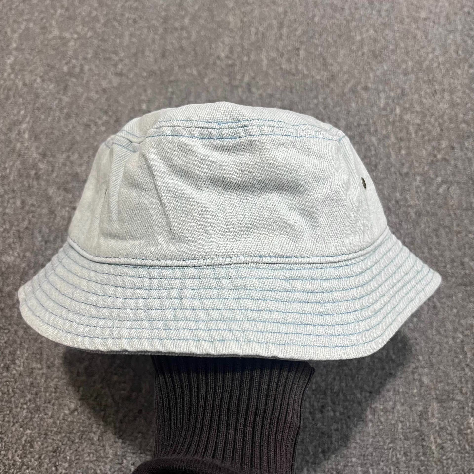 Cross Colours Cross Colours Washed Vintage Denim Bucket Hat Q7 Size ONE SIZE - 5 Thumbnail