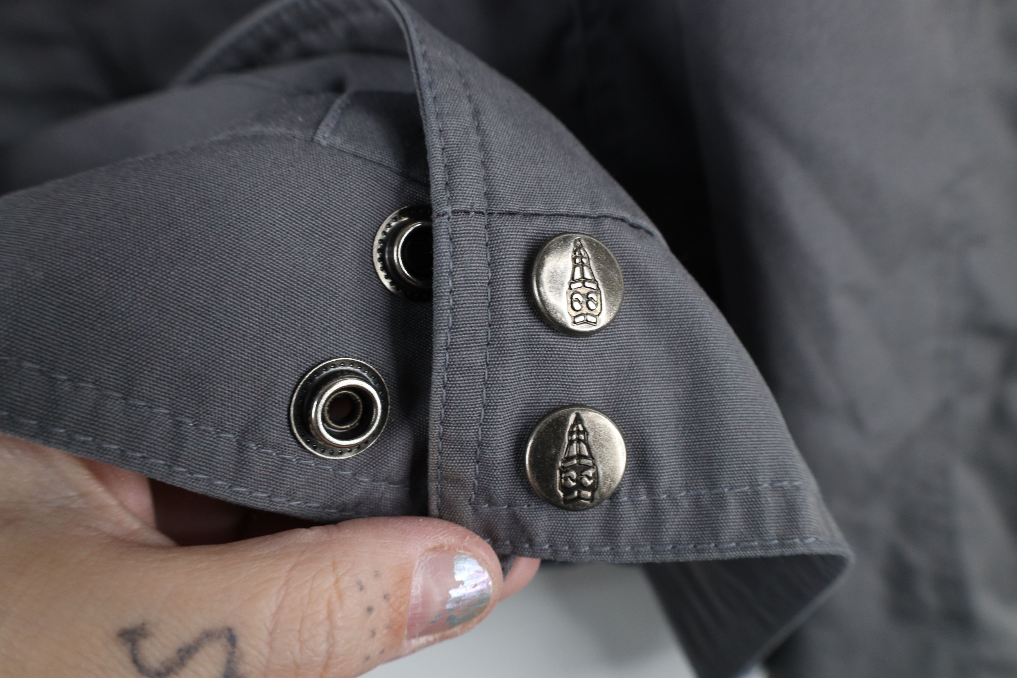 Vintage Vintage 90s Streetwear Hooded Full Zip Bomber Jacket Gray Size US XXL / EU 58 / 5 - 6 Thumbnail