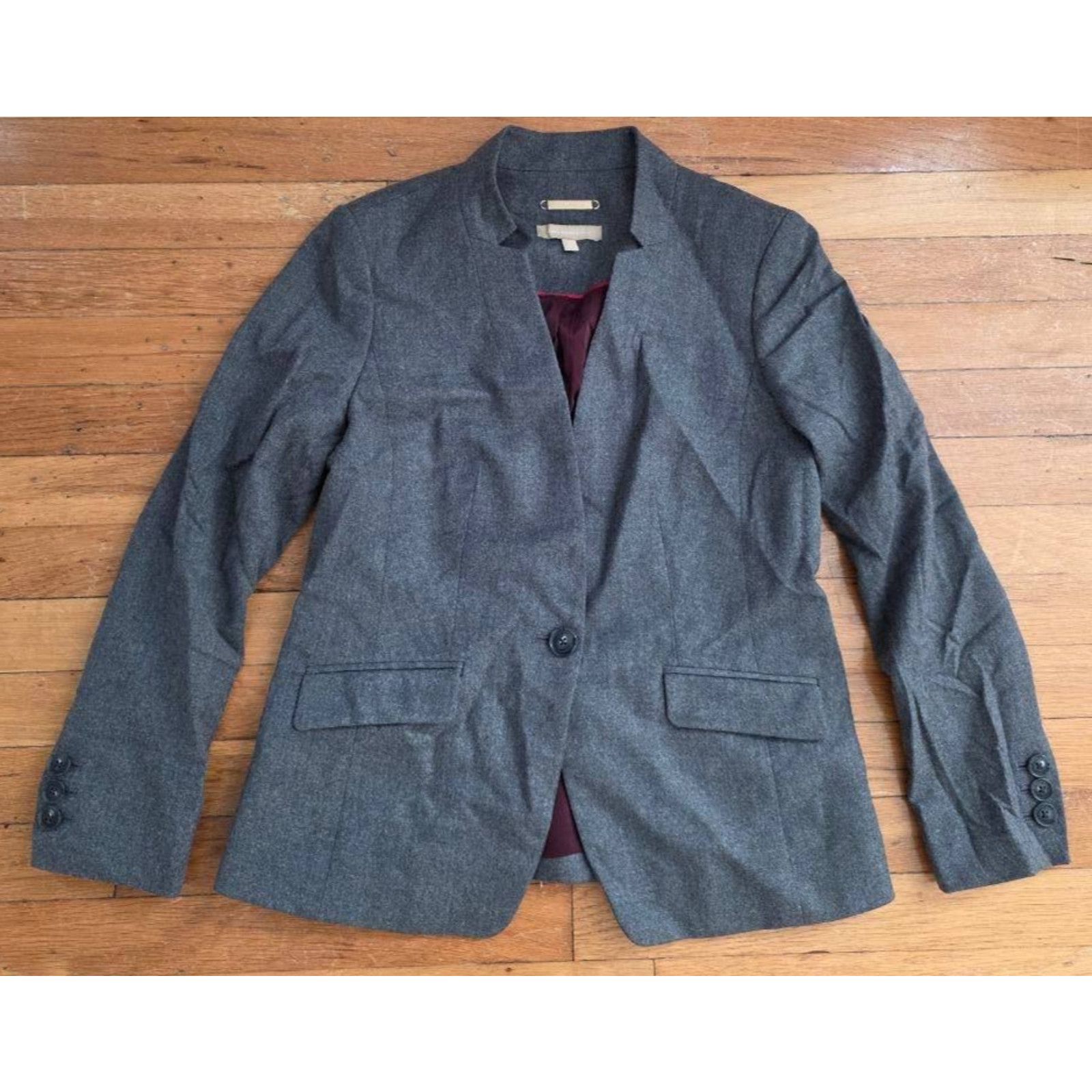 Robert Talbott Talbots Women's Jacket Wool w/ Pockets Fuly Size 6 P A001484 Size M / US 6-8 / IT 42-44 - 1 Thumbnail