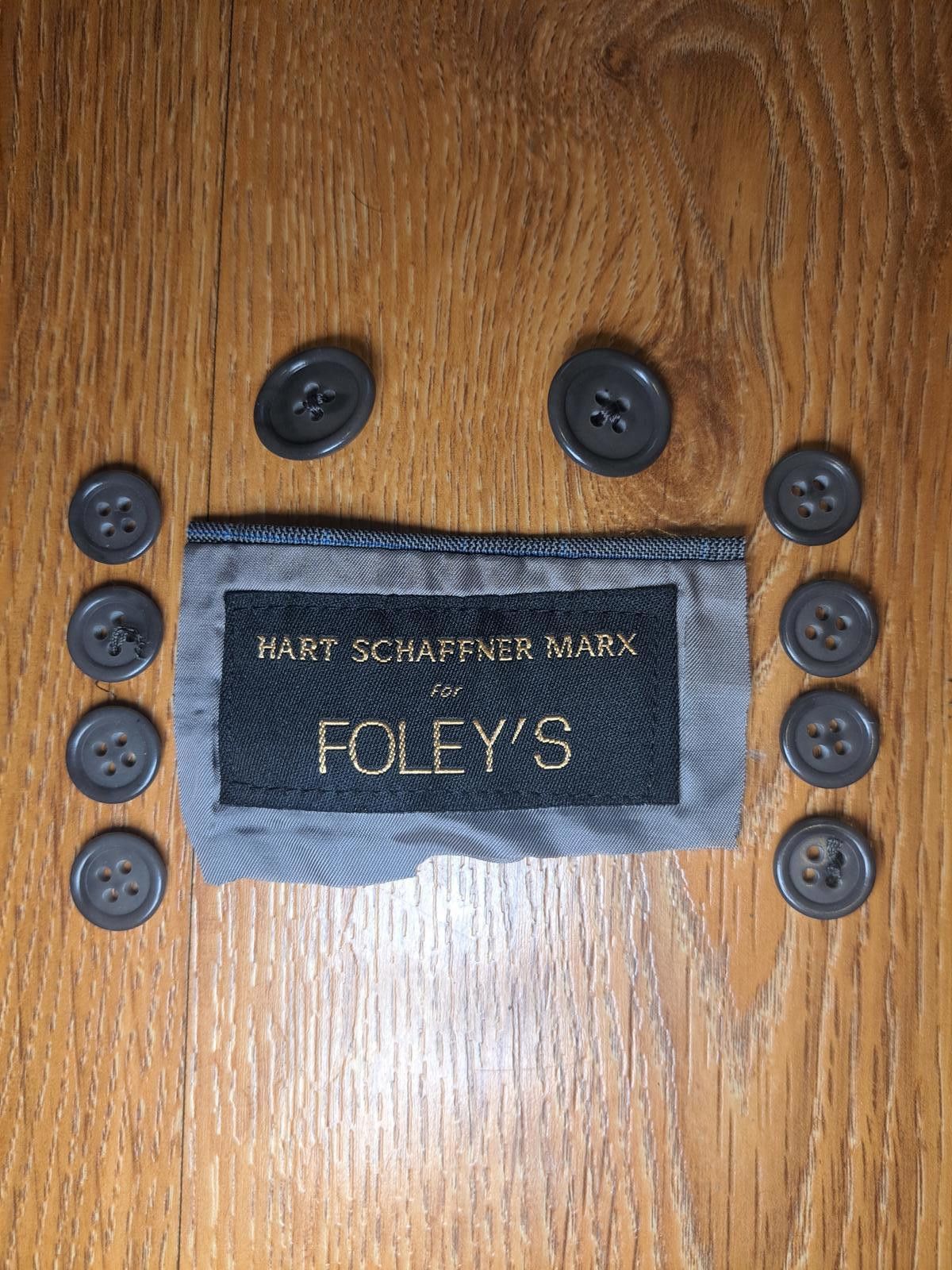 Hart Schaffner Marx Hart Schaffner Marx Sport Coat Suit Jacket Buttons Gray Size ONE SIZE - 1 Preview