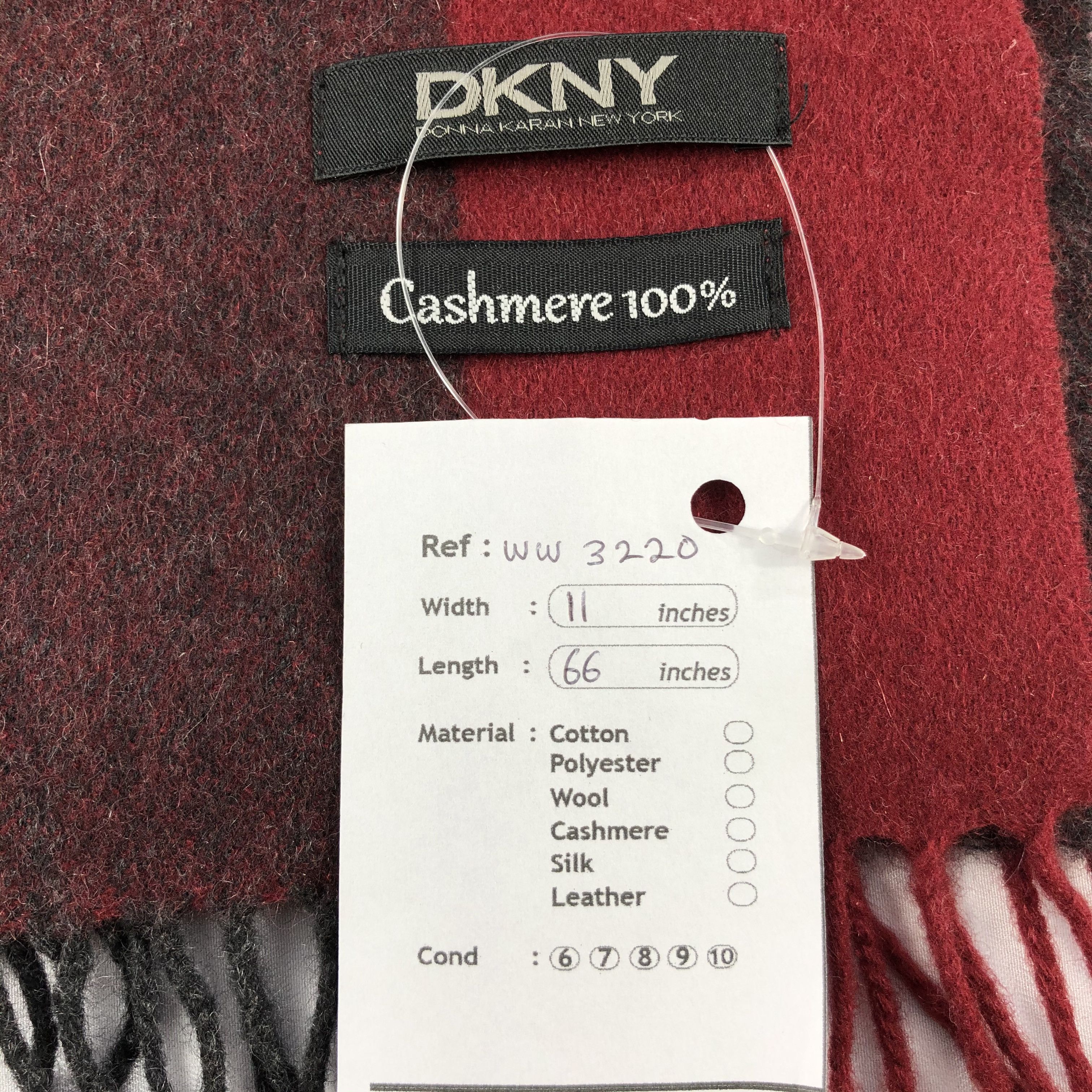 DKNY Vintage DKNY Scarf - WW3220 Size ONE SIZE - 4 Thumbnail