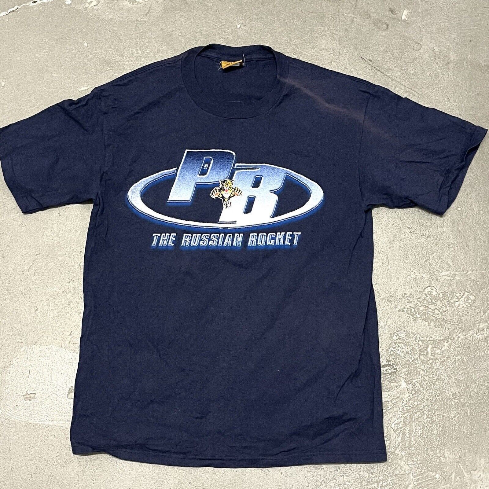Nutmeg VTG 1990’s Nutmeg Mills Pavel Bure Graphic T-shirt Medium Size US M / EU 48-50 / 2 - 1 Thumbnail