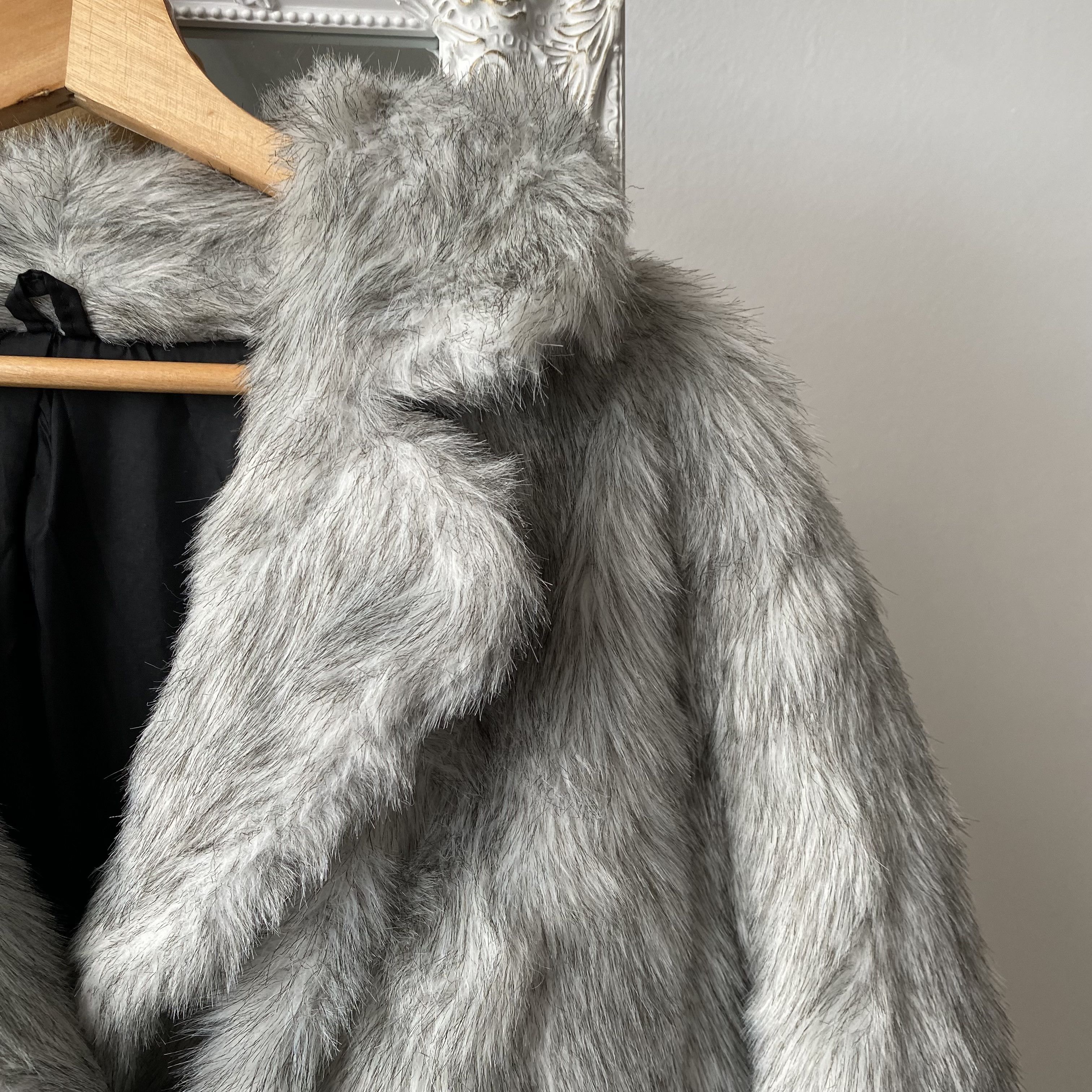 If Six Was Nine Y2K Japanese Vintage 90s Faux Fur Coat Maxi opium Size US L / EU 52-54 / 3 - 4 Thumbnail