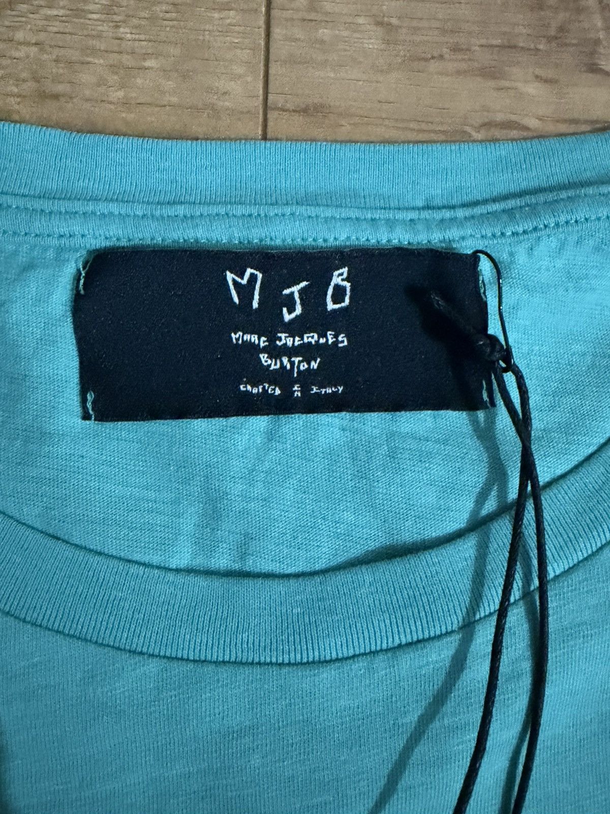 Marc Jacques Burton Marc Jacques Burton “Neon Teal Distressed” Long Sleeve Top Size US S / EU 44-46 / 1 - 5 Thumbnail