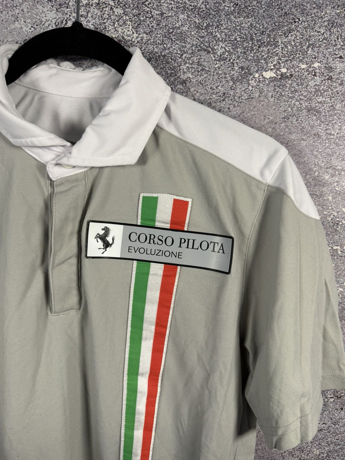 Ferrari × Puma × Vintage Vintage Puma Ferrari Corso Pilota Evoluzione Polo Shirt M sz Size US M / EU 48-50 / 2 - 6 Thumbnail
