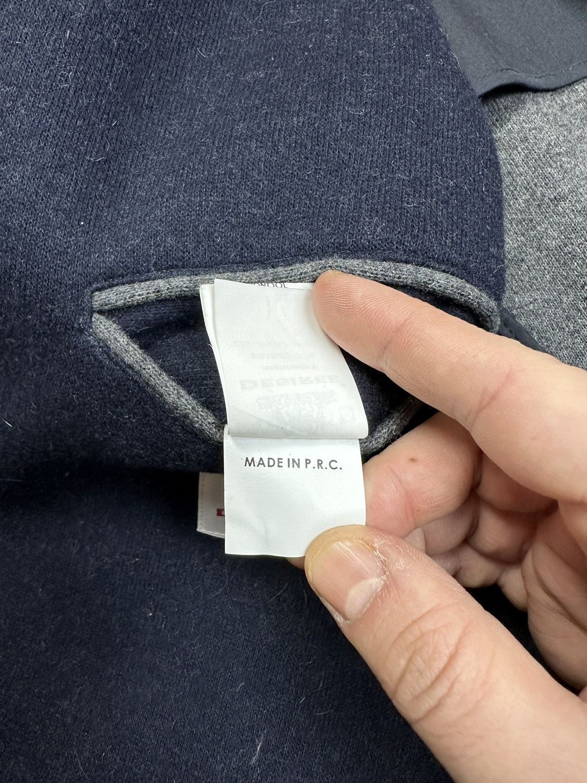 Other Men's Blue Woolen Long Coat by Desiree M Size US M / EU 48-50 / 2 - 10 Thumbnail