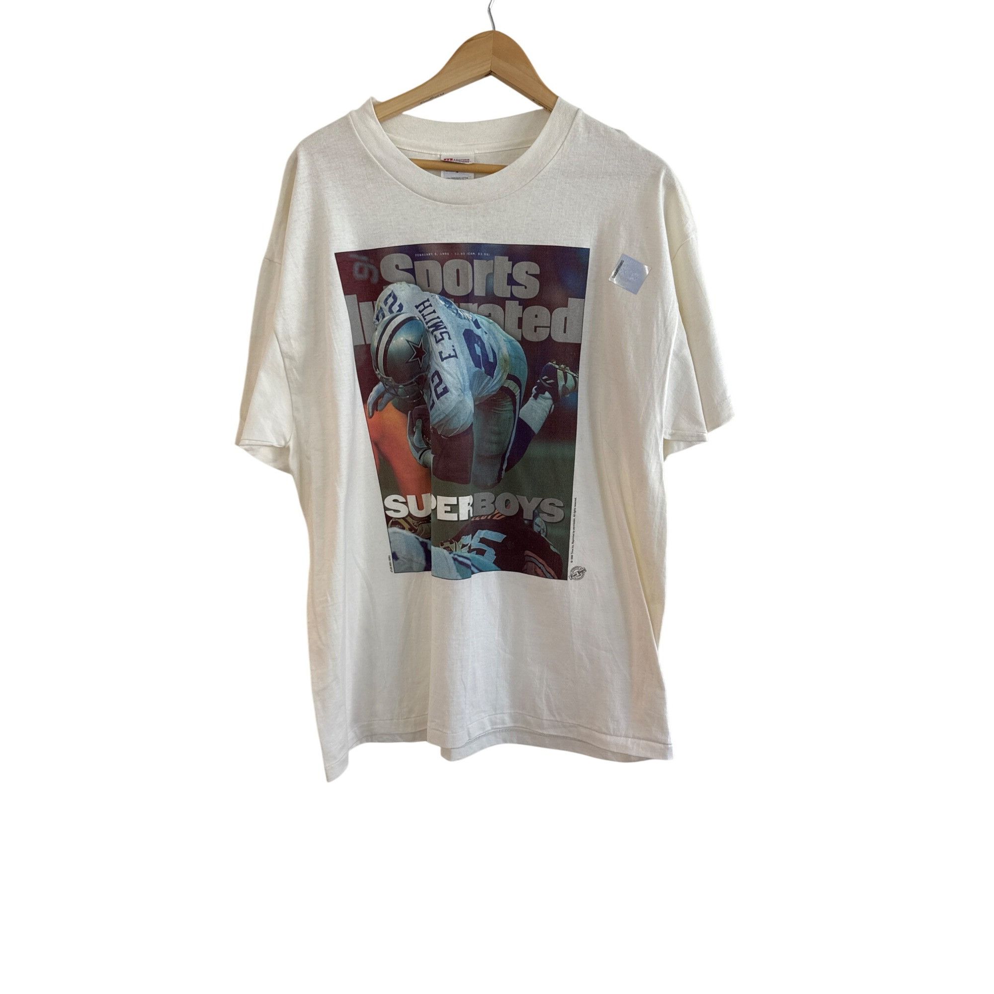 Hanes Vintage Hanes Heavyweight Sports Illustrated Superboys T-Shi Size US XL / EU 56 / 4 - 1 Thumbnail
