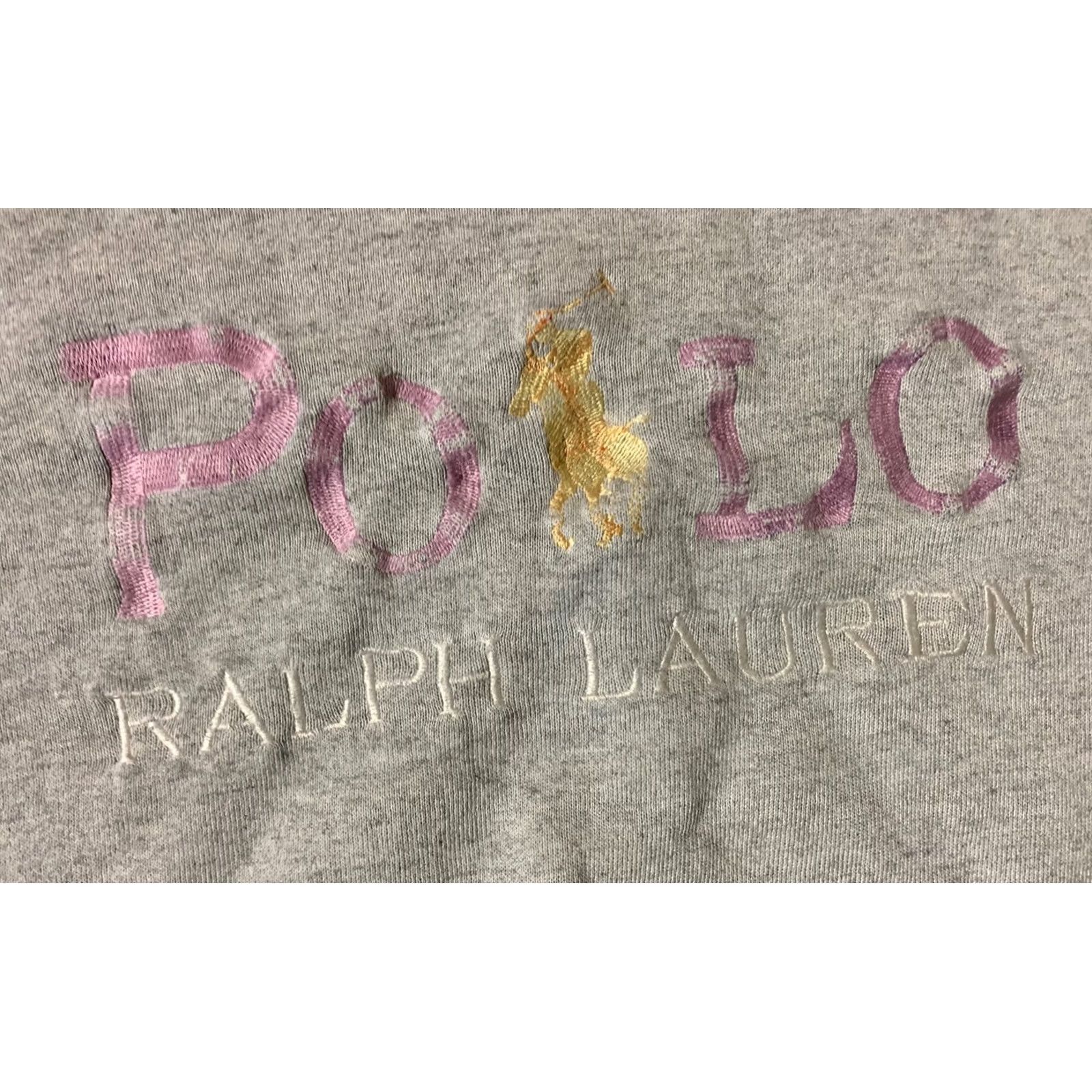 Polo Ralph Lauren Ralph Lauren Mens Large L Embroidered Ringer Sweatshirt Size US L / EU 52-54 / 3 - 2 Thumbnail