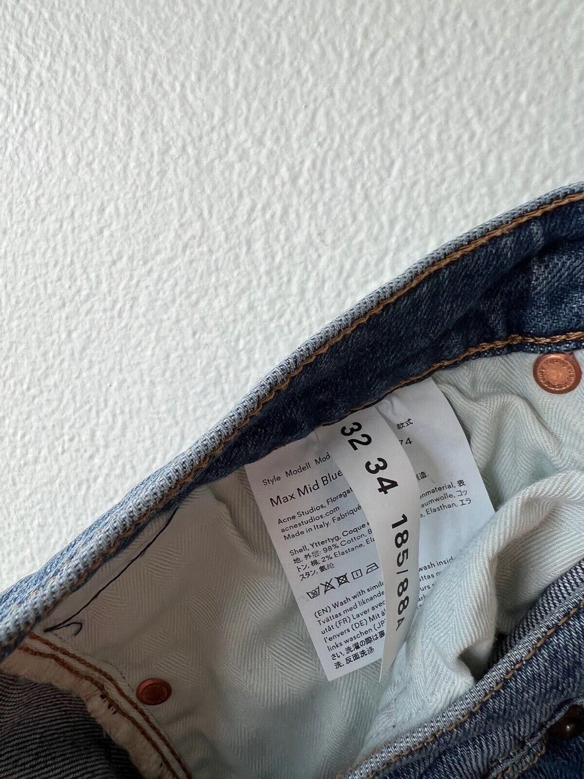 Acne Studios new Acne Studios bla konst mens jean pant max blue 32 x 34 Size US 32 / EU 48 - 8 Thumbnail