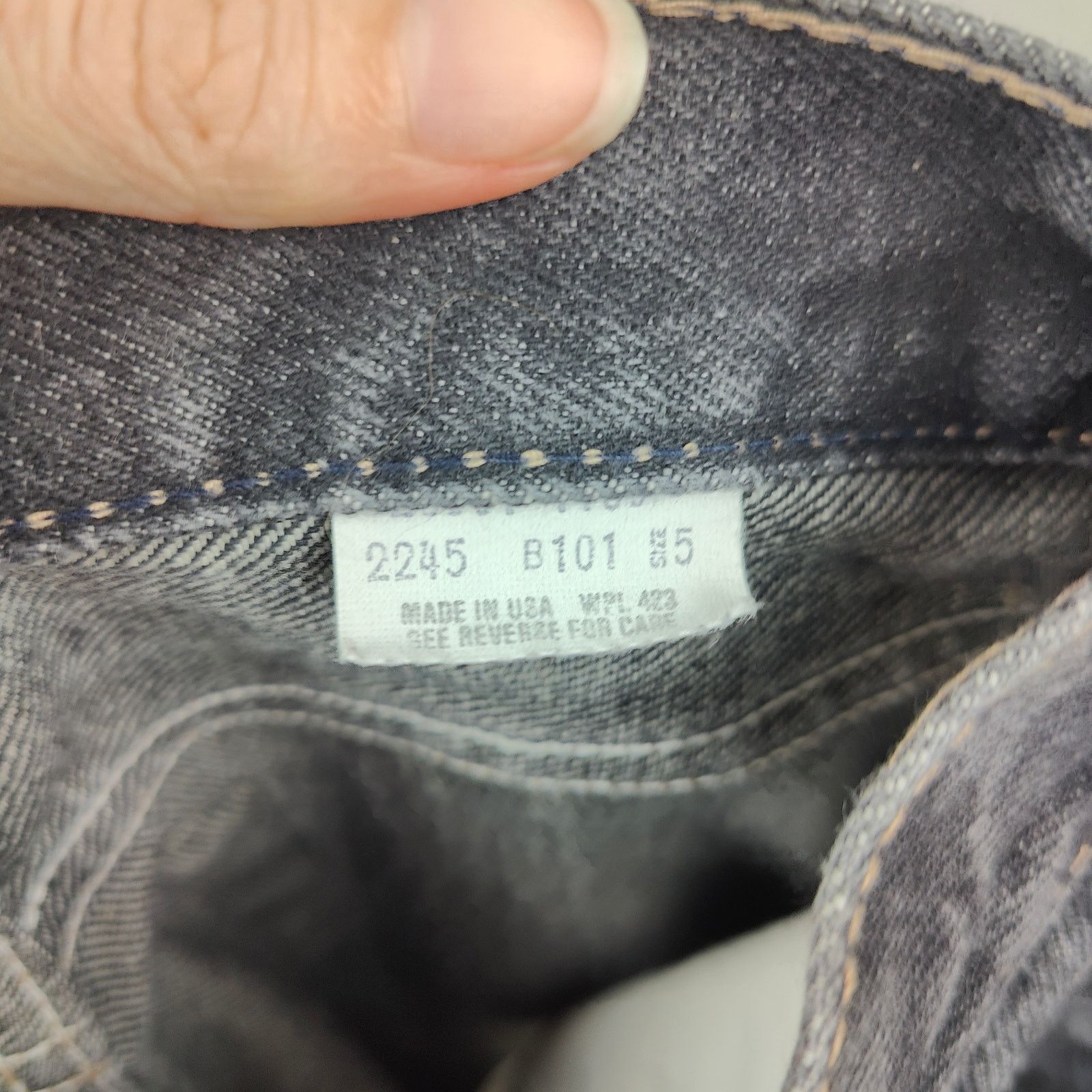 Levi's Vintage Levi's 26501 90s Straight Jeans Womens 25 Black Size 25" / US 0 / IT 36 - 8 Thumbnail
