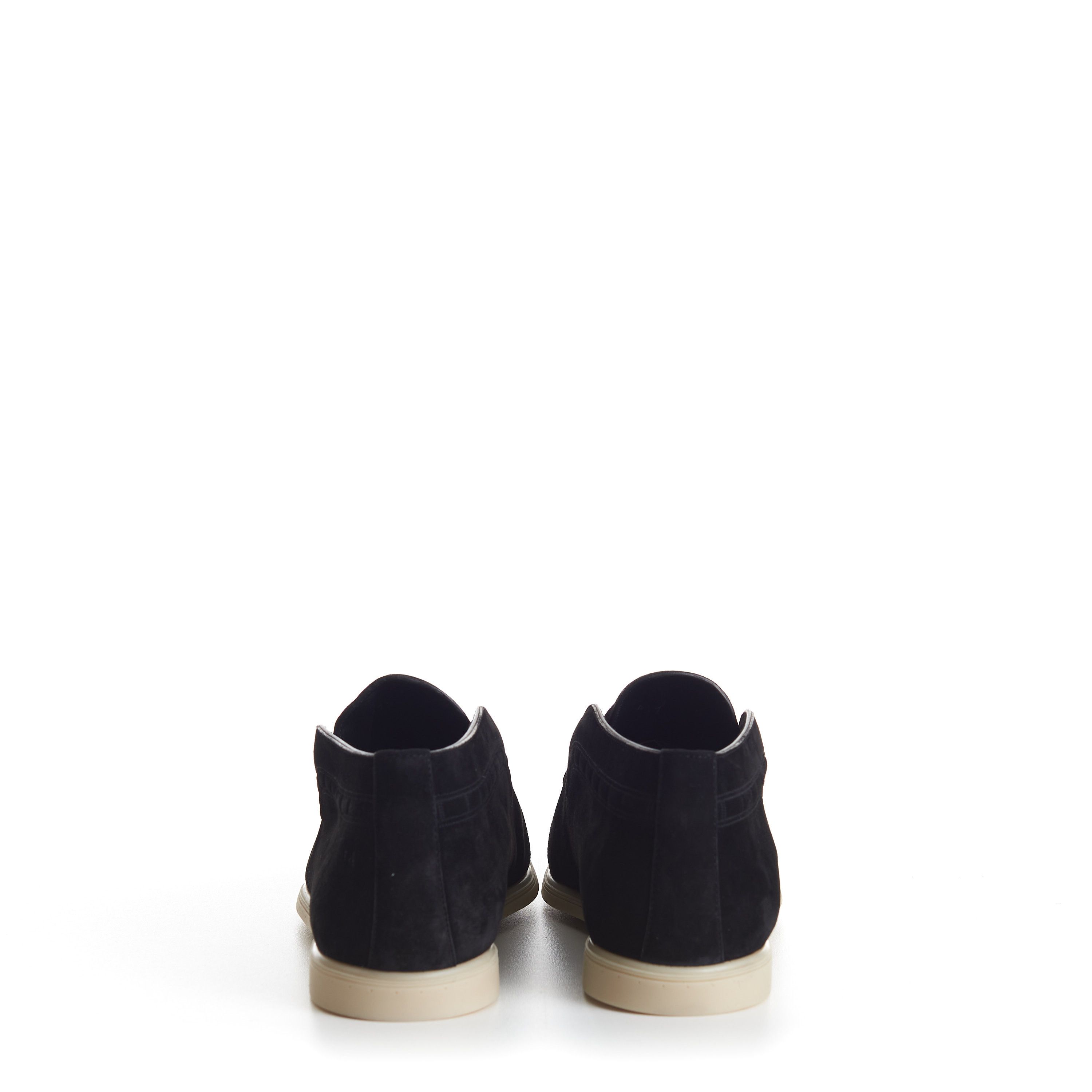 Stefano Ricci Black Suede Slip-On Ankle Boots - Eagle Head Application Size US 10 / EU 43 - 7 Thumbnail