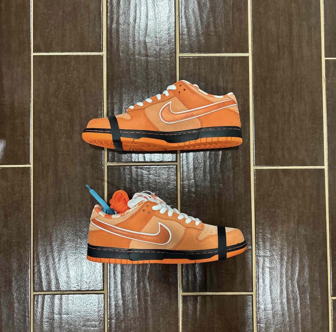 Nike NEW W FLAW Concepts Nike SB Dunk Low Orange Lobster SZ 11 Size US 11 / EU 44 - 3 Thumbnail