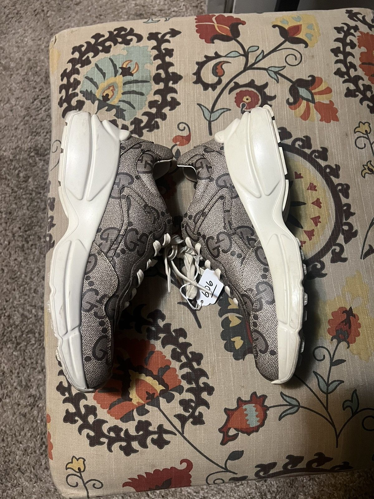 Gucci Gucci Rython Monogram Sneakers Size US 7.5 / EU 40-41 - 2 Thumbnail