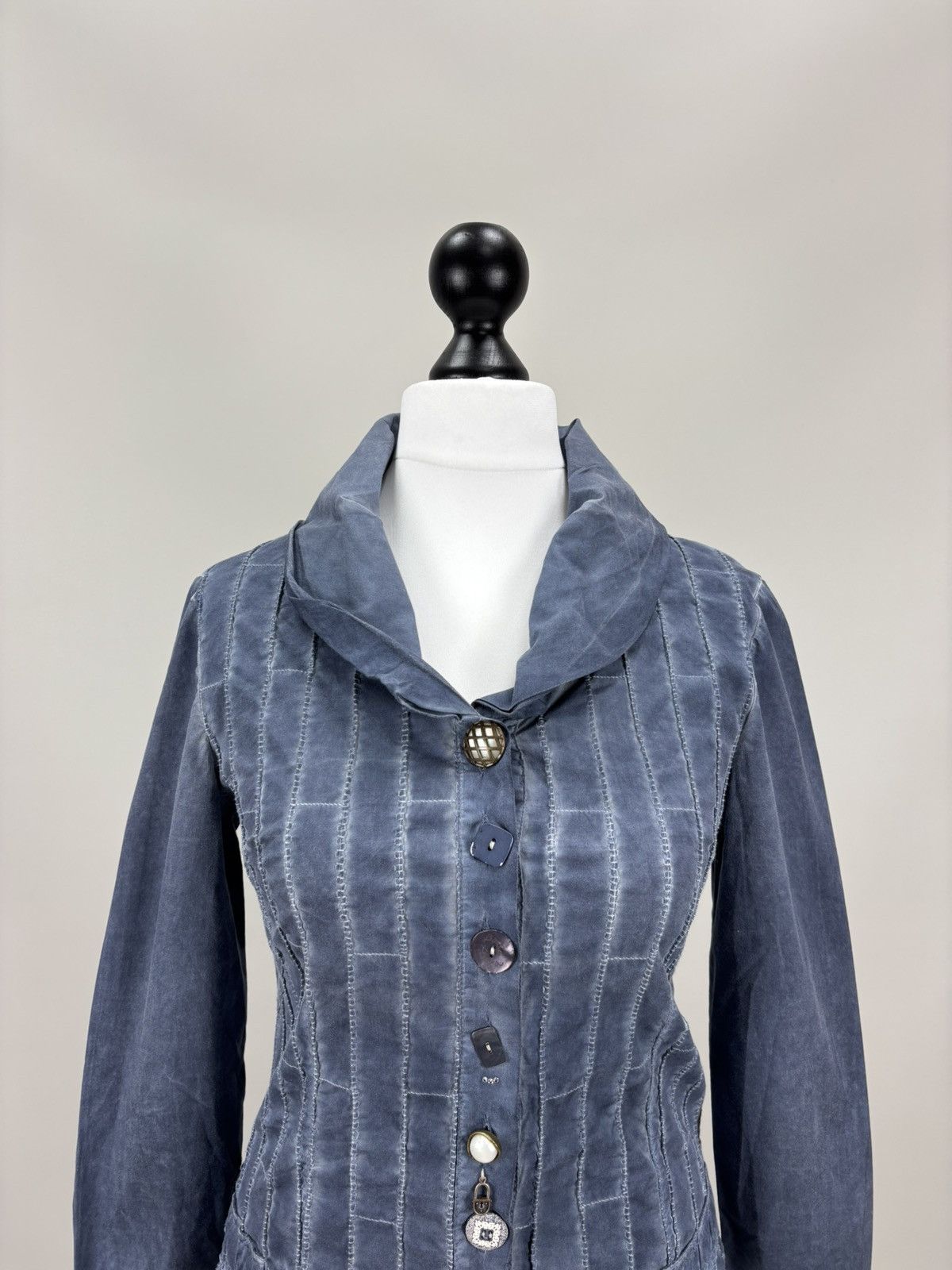 Elisa Cavaletti Womens blouse Bottega by Elisa Cavaletti Size S Color Blue Size S / US 4 / IT 40 - 3 Thumbnail