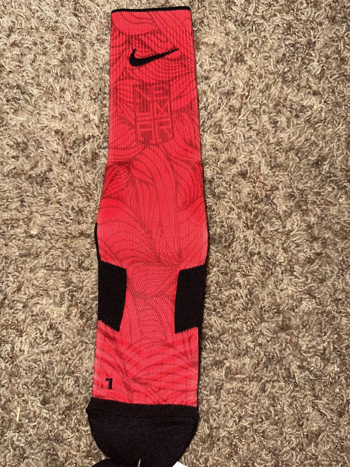 Nike Nike Elite MatchFit Neymar Sock - Red/Black Size ONE SIZE - 5 Thumbnail