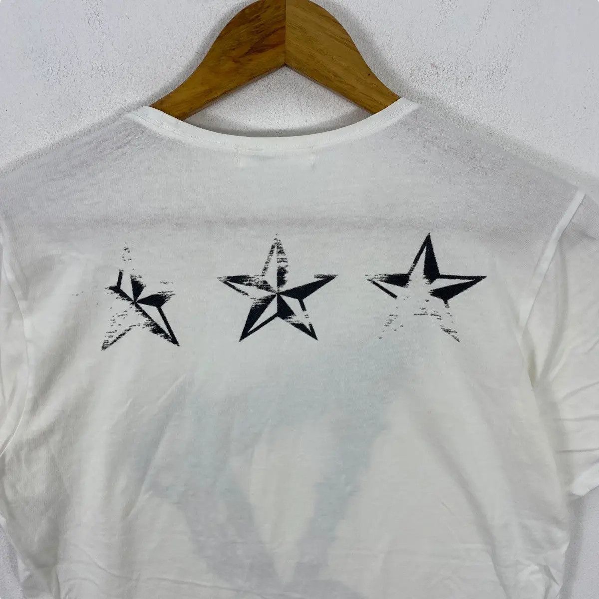 Boycott BOYCOTT JAPAN Spiky Stars Melody Note Graphic Tee Shirt Size S / US 4 / IT 40 - 5 Thumbnail