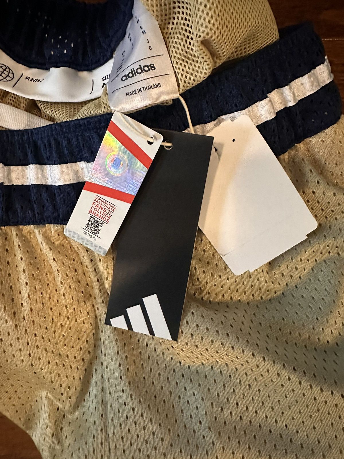 Adidas Adidas Georgia Tech Swingman Shorts Size US 32 / EU 48 - 4 Thumbnail