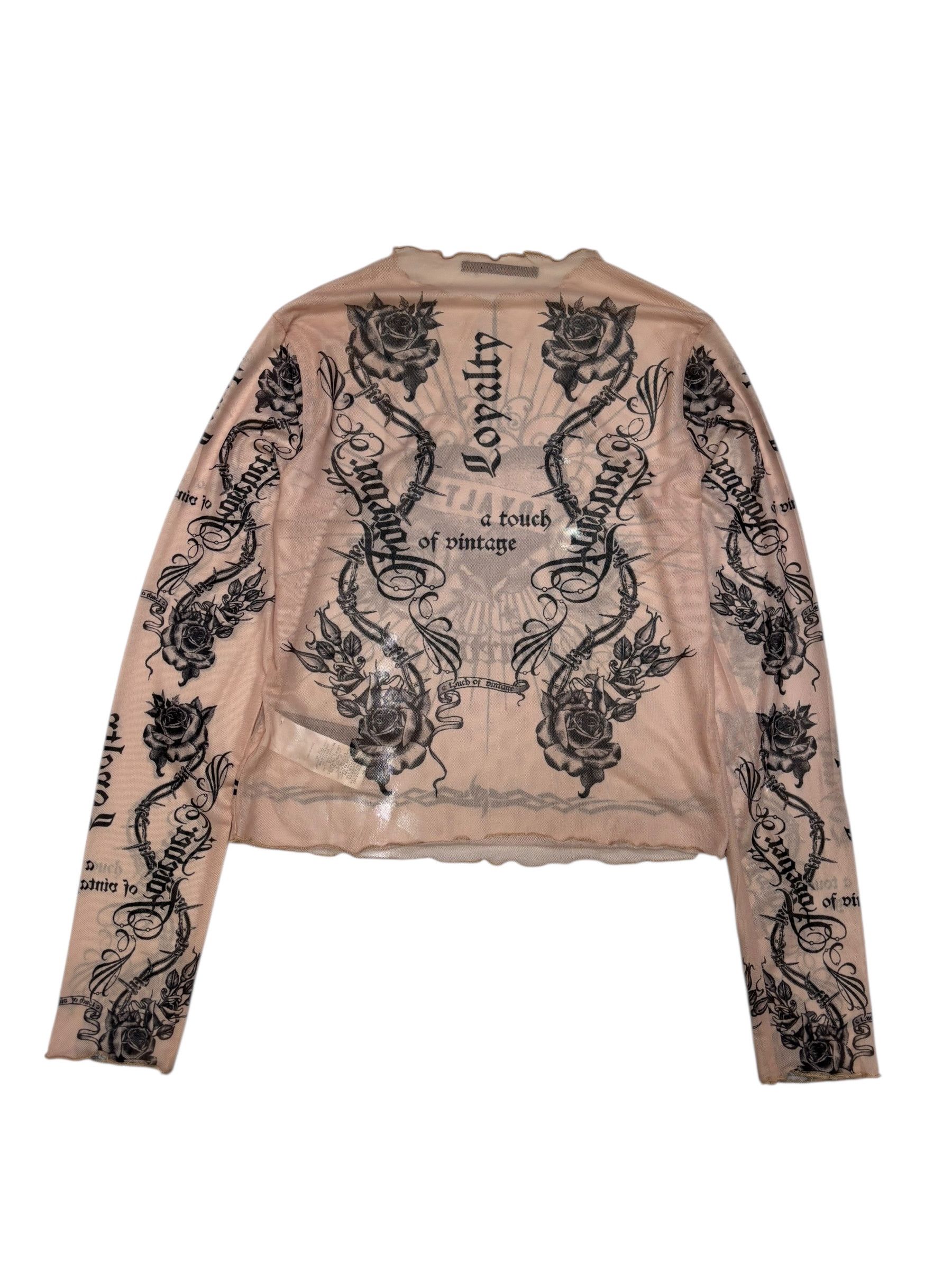 🔥GAULTIER HOMME OBJET GOTHIC MESH SHIRT