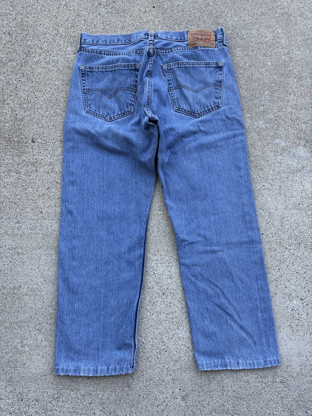 Levi's Vintage Y2K 505’ Levis L. Indigo Loose Fit Jeans Size 34x30 Size US 34 / EU 50 - 2 Thumbnail