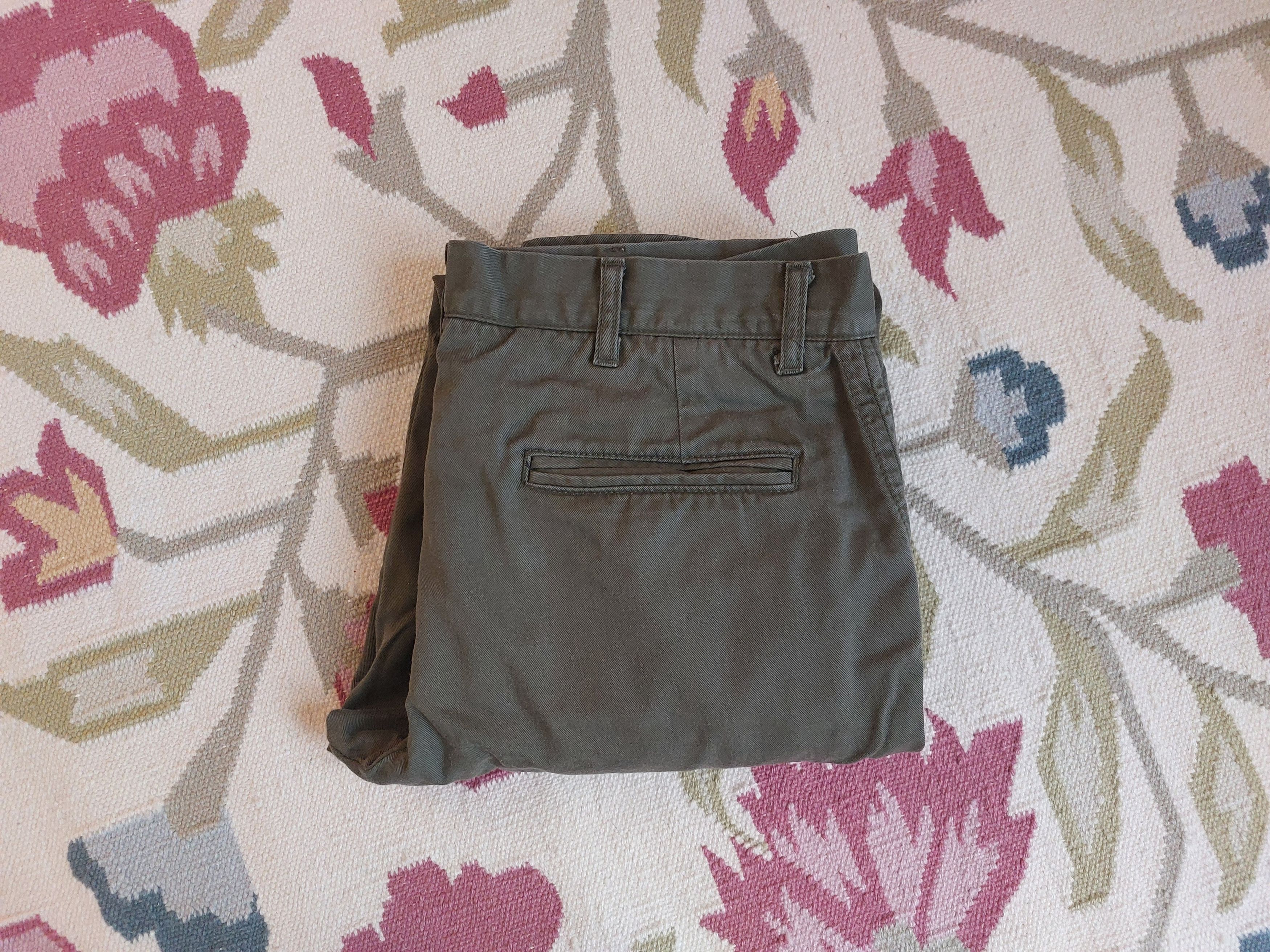 Epaulet Rivet Chino Olive 9oz Japanese Ripcord Size US 36 / EU 52 - 4 Thumbnail