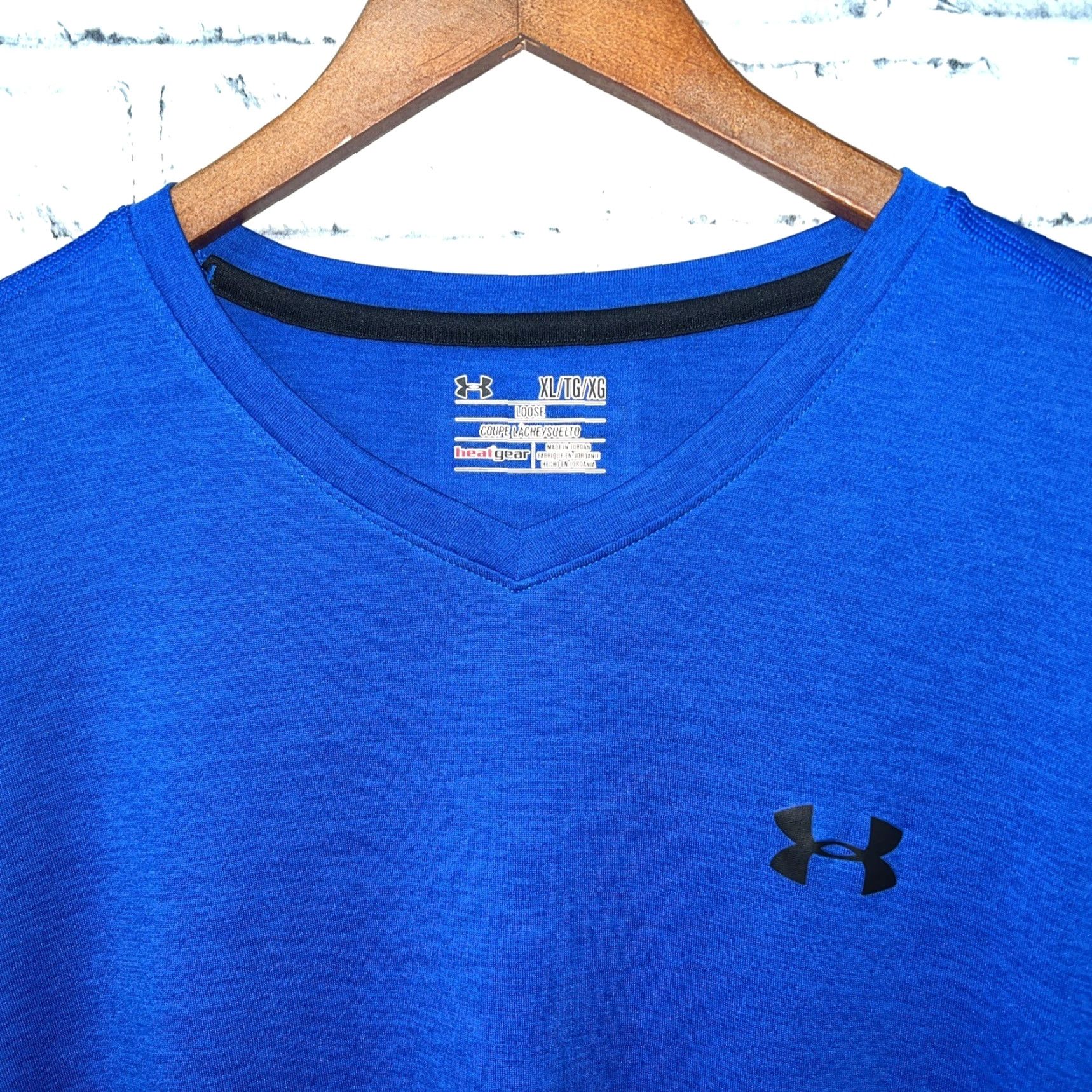 Under Armour Under Armour HeatGear T-Shirt Mens XL Blue Size US XL / EU 56 / 4 - 2 Thumbnail