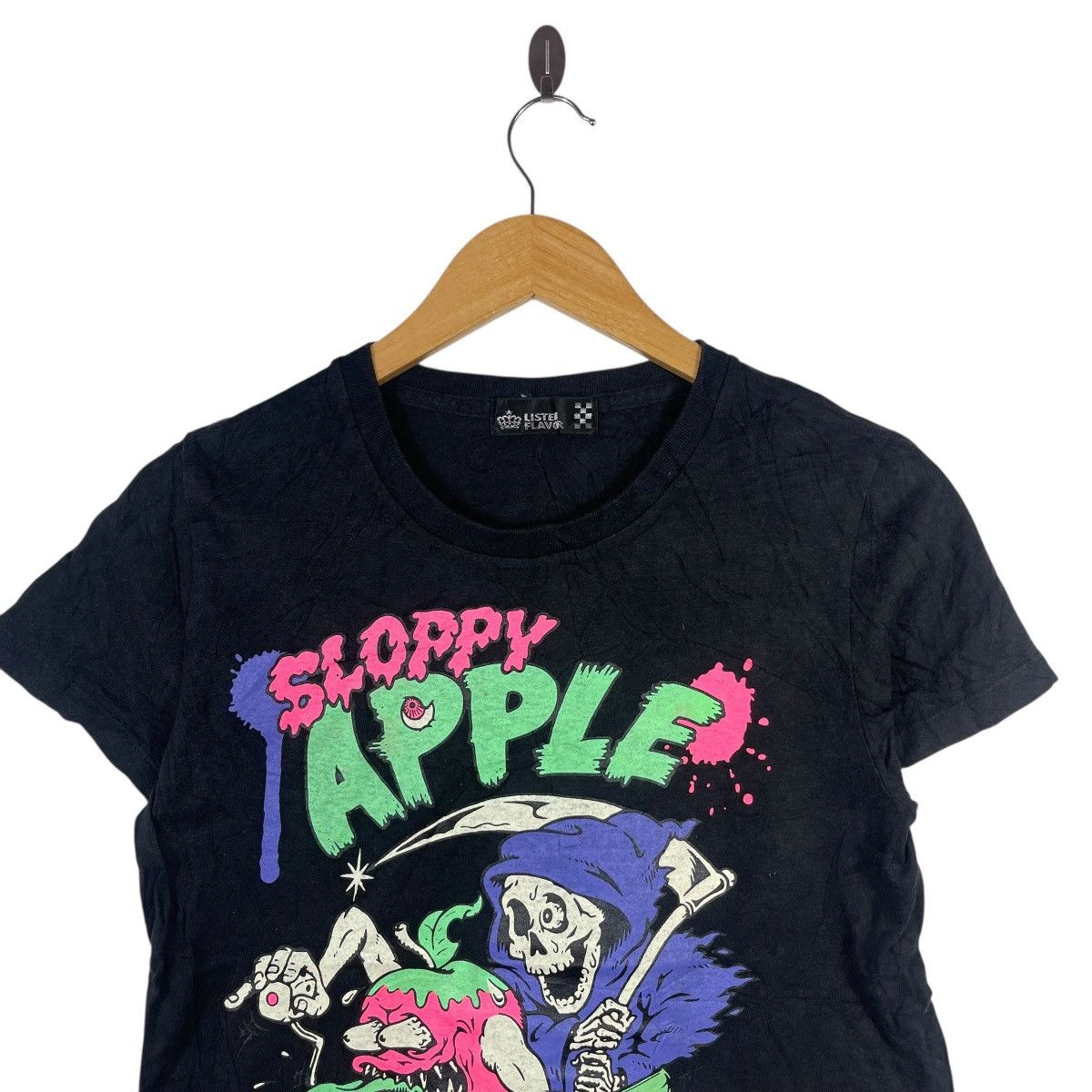 Vintage Sloppy Apple “Highway to Hell” Grim Reaper Graphic T-Shirt Size US S / EU 44-46 / 1 - 2 Thumbnail