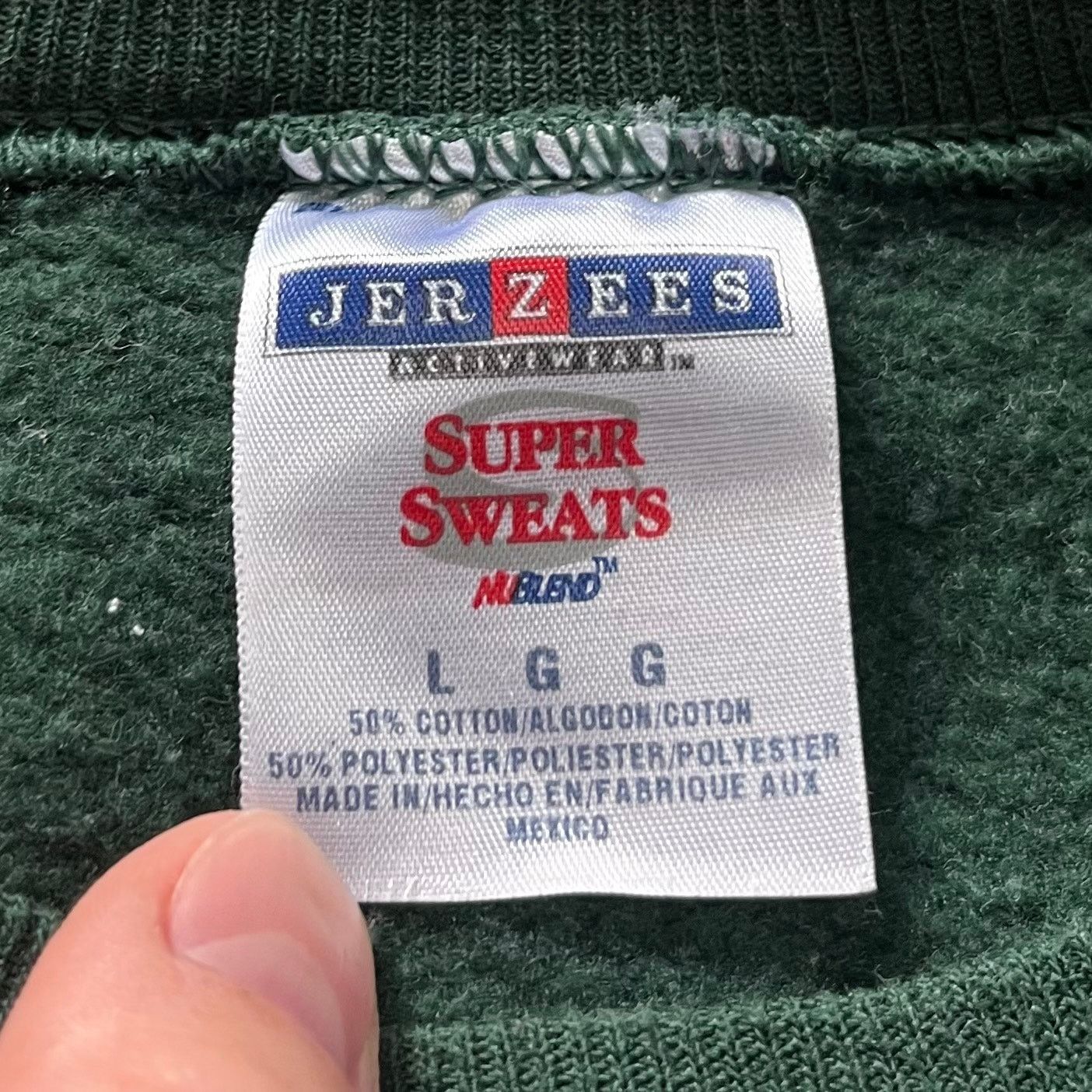 Jerzees Vintage Jerzees Baylor University Green Sports Crewneck L Size US L / EU 52-54 / 3 - 3 Thumbnail