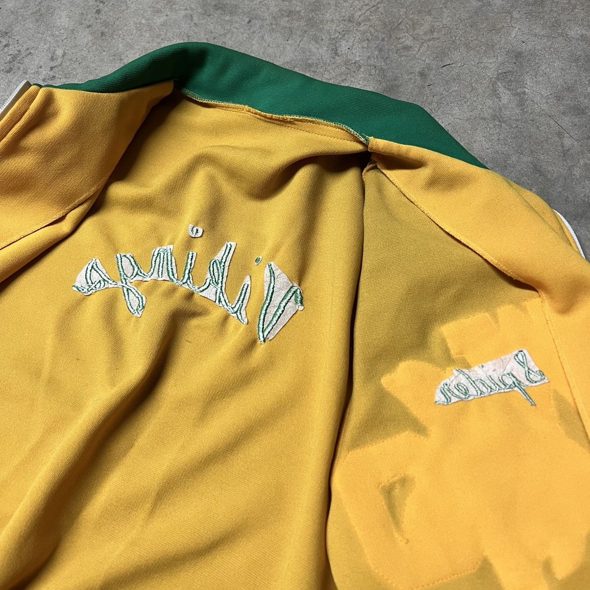 Vintage Vintage 60’s “Vikings” 🇺🇸 Chain-Stitch Letterman Track Jacket Size US L / EU 52-54 / 3 - 13 Thumbnail