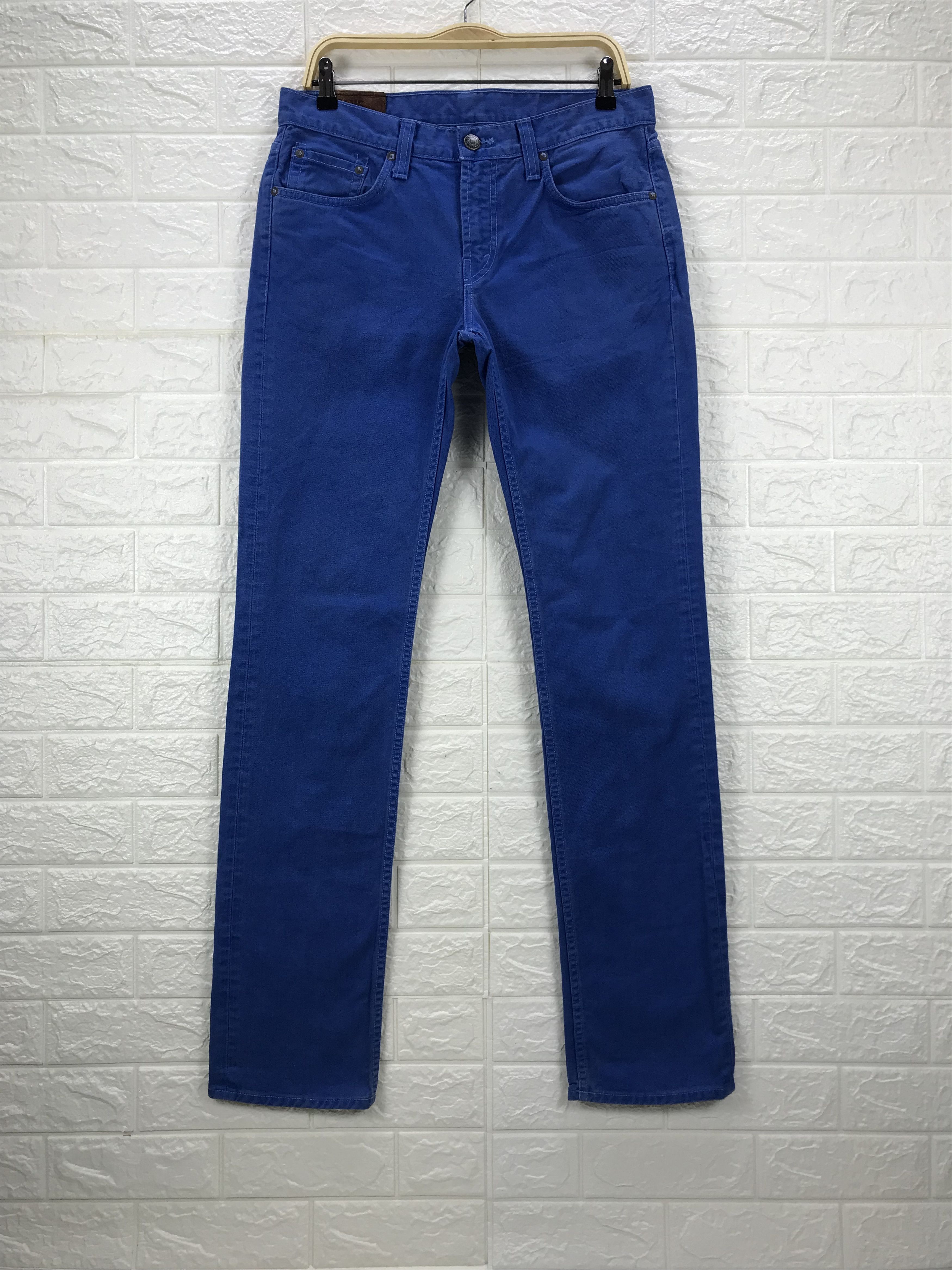 J Brand Vintage J Brand Indigo Blue Straight Cut Jeans Size US 31 - 1 Thumbnail