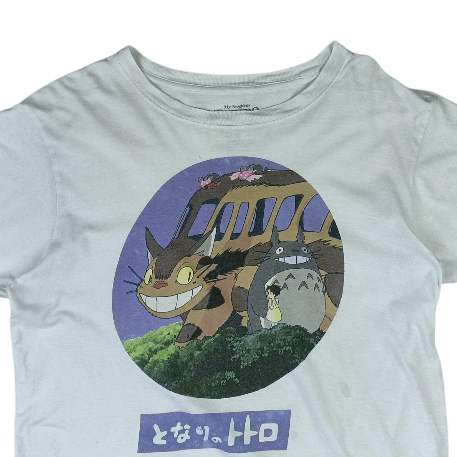 Anime Vintage Y2K STUDIO GHIBLI Anime My Neighbour Totoro T-Shirt Size US M / EU 48-50 / 2 - 4 Thumbnail