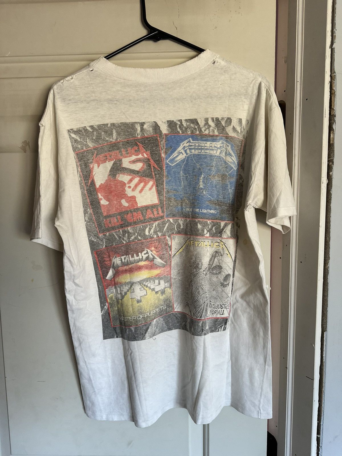 Band Tees × Vintage 1988 Rare Metallica And Justice For All Size US L / EU 52-54 / 3 - 9 Thumbnail