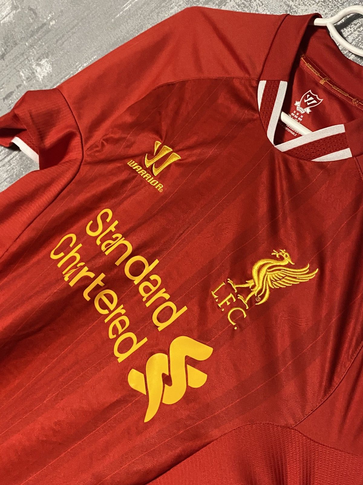 Other UK × Warrior 2013/2014 Liverpool Warrior Soccer Jersey Football shirt Size US M / EU 48-50 / 2 - 3 Thumbnail